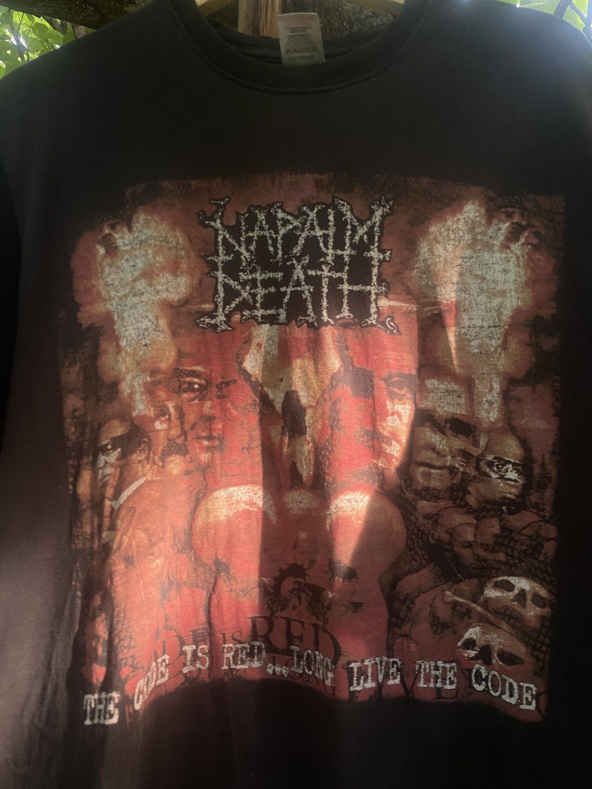 Band Tees Rare Vintage Napalm Death Band 2005 The Code Is Red… Size US XL / EU 56 / 4 - 7 Thumbnail
