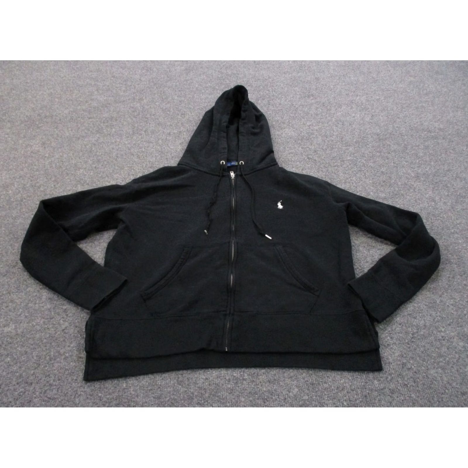 Polo Ralph Lauren Polo Ralph Lauren Jacket Women M Black Outdoor Windbreaker Hoodie Full Zip Pockets Size M / US 6-8 / IT 42-44 - 2 Thumbnail