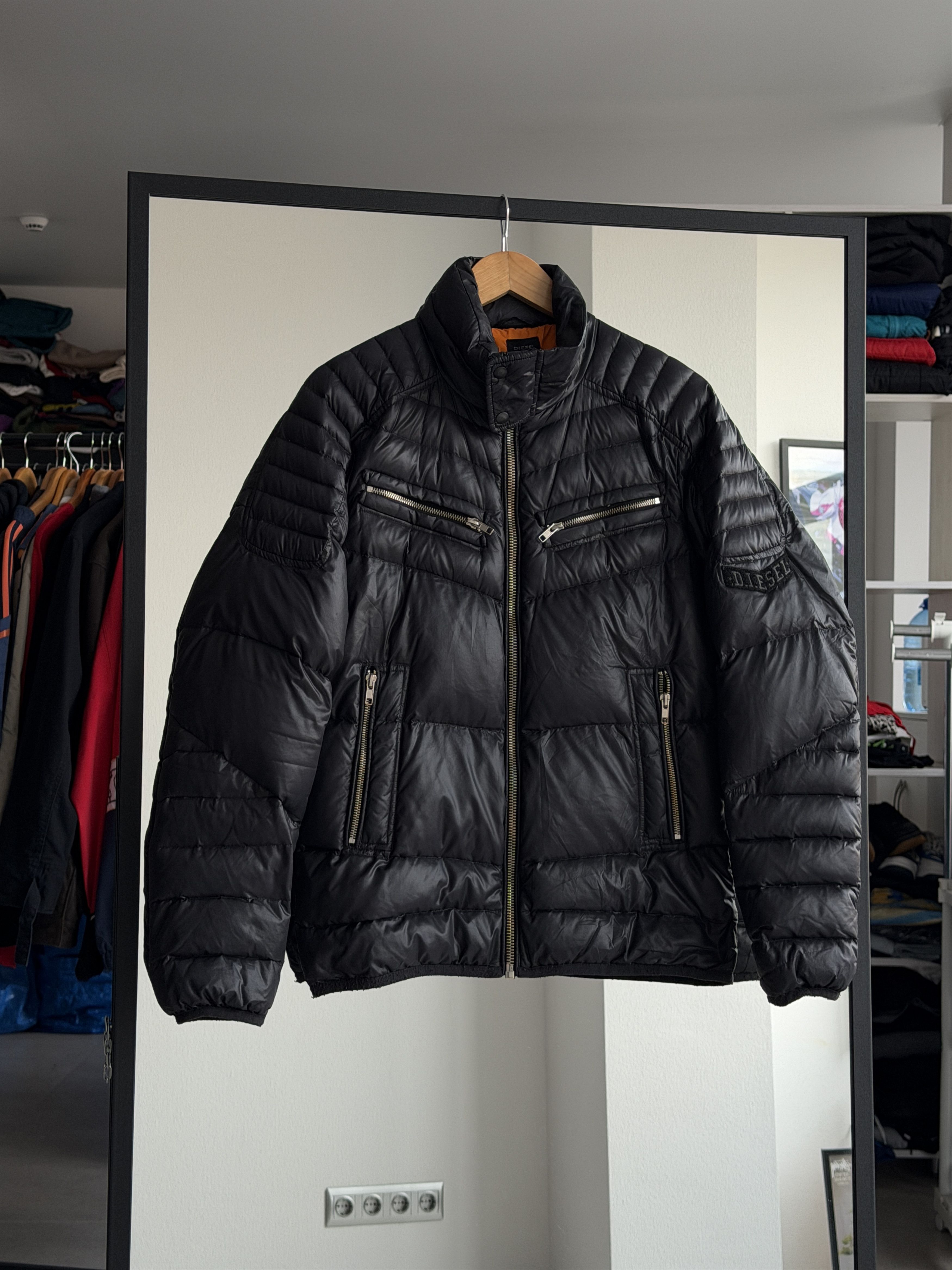 Diesel diesel vintage down jacket size M y2k black Size US M / EU 48-50 / 2 - 2 Thumbnail