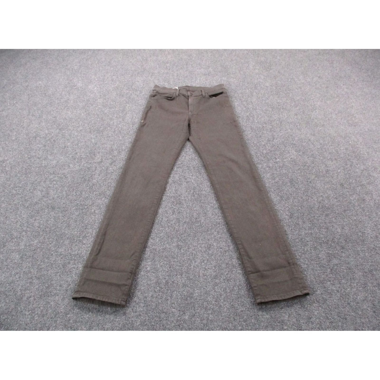 Imogene + Willie Imogene & Willie Pants Womens XS Gray Slim Trouser Canvas Straight Cropped USA Made Size 26" / US 2 / IT 38 - 2 Thumbnail