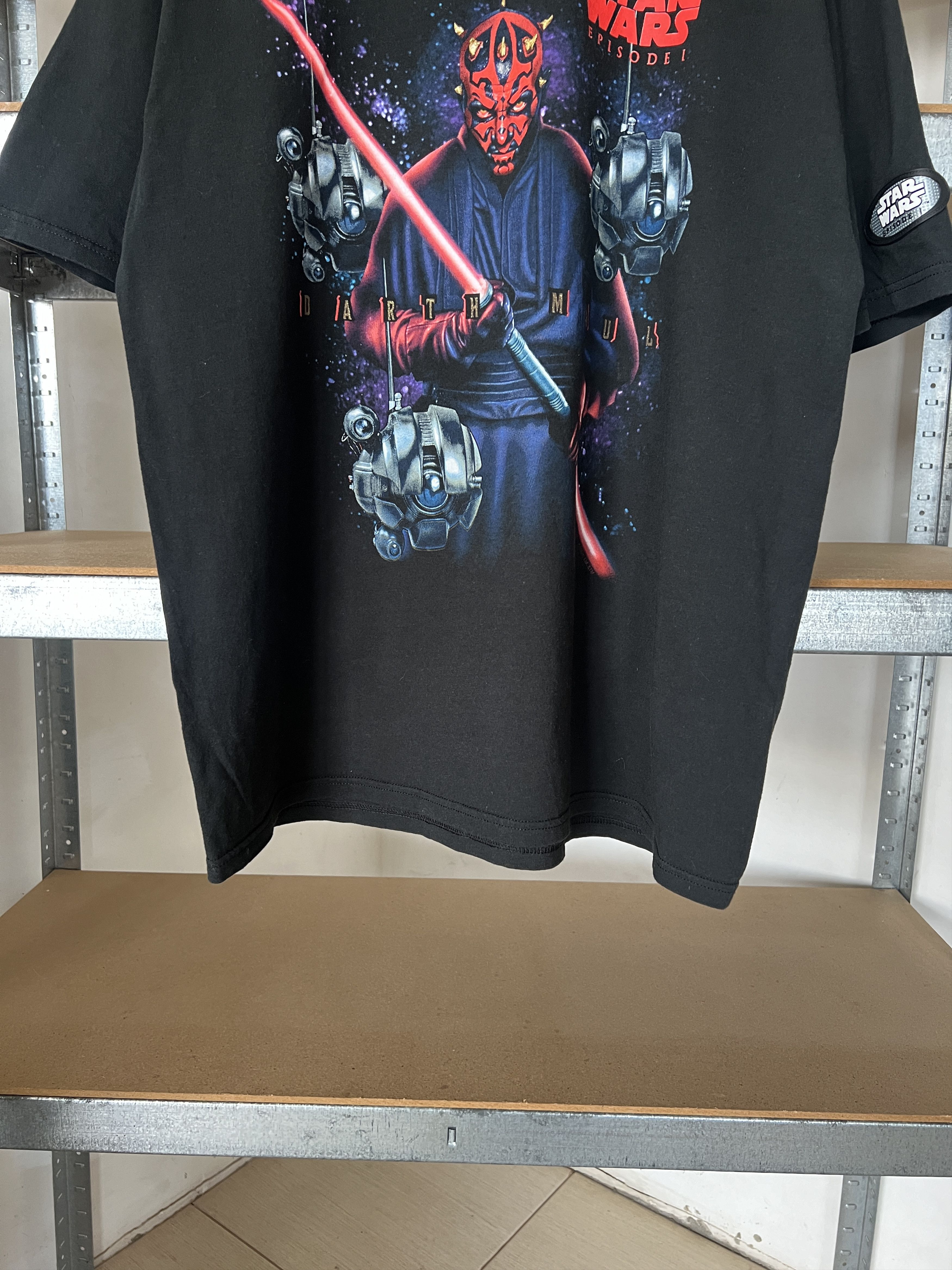 Vintage Vintage 90s Star Wars Darth Maul Episode 1 Movie T-shirt Size US XL / EU 56 / 4 - 10 Thumbnail