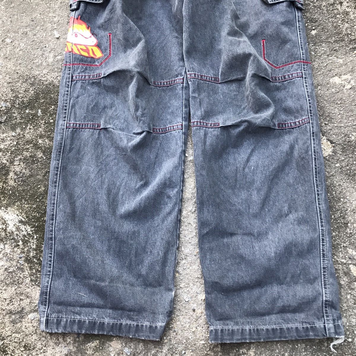 VINTAGE Y2K FLAMEHEAD JNCO PIKO BAGGY JEANS