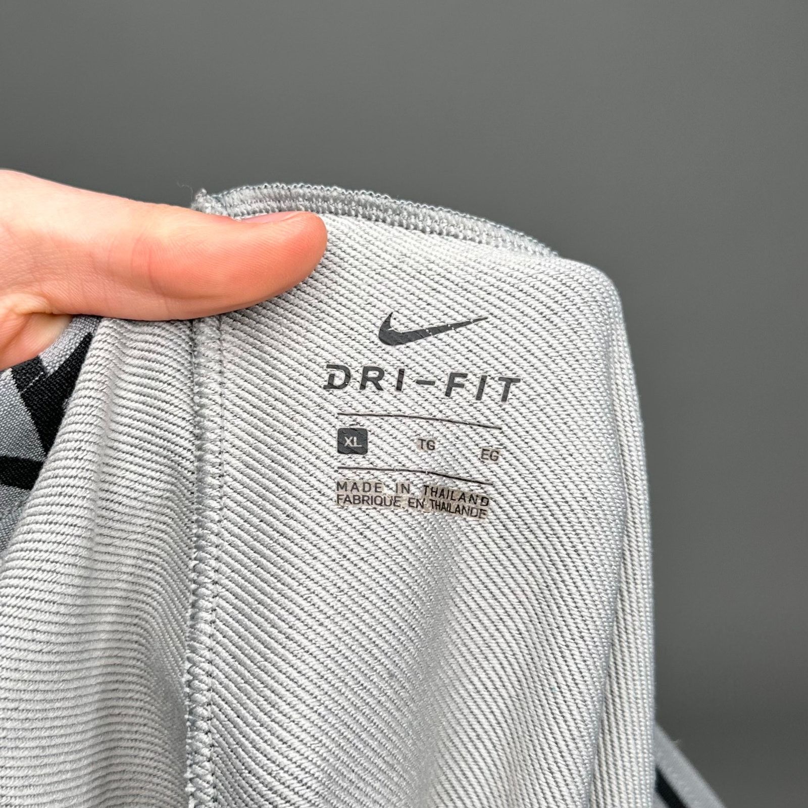 Nike × Nike ACG × Vintage Crazy Nike Sweatpants Grey Cotton Joggers Black Swoosh Size US 36 / EU 52 - 4 Thumbnail