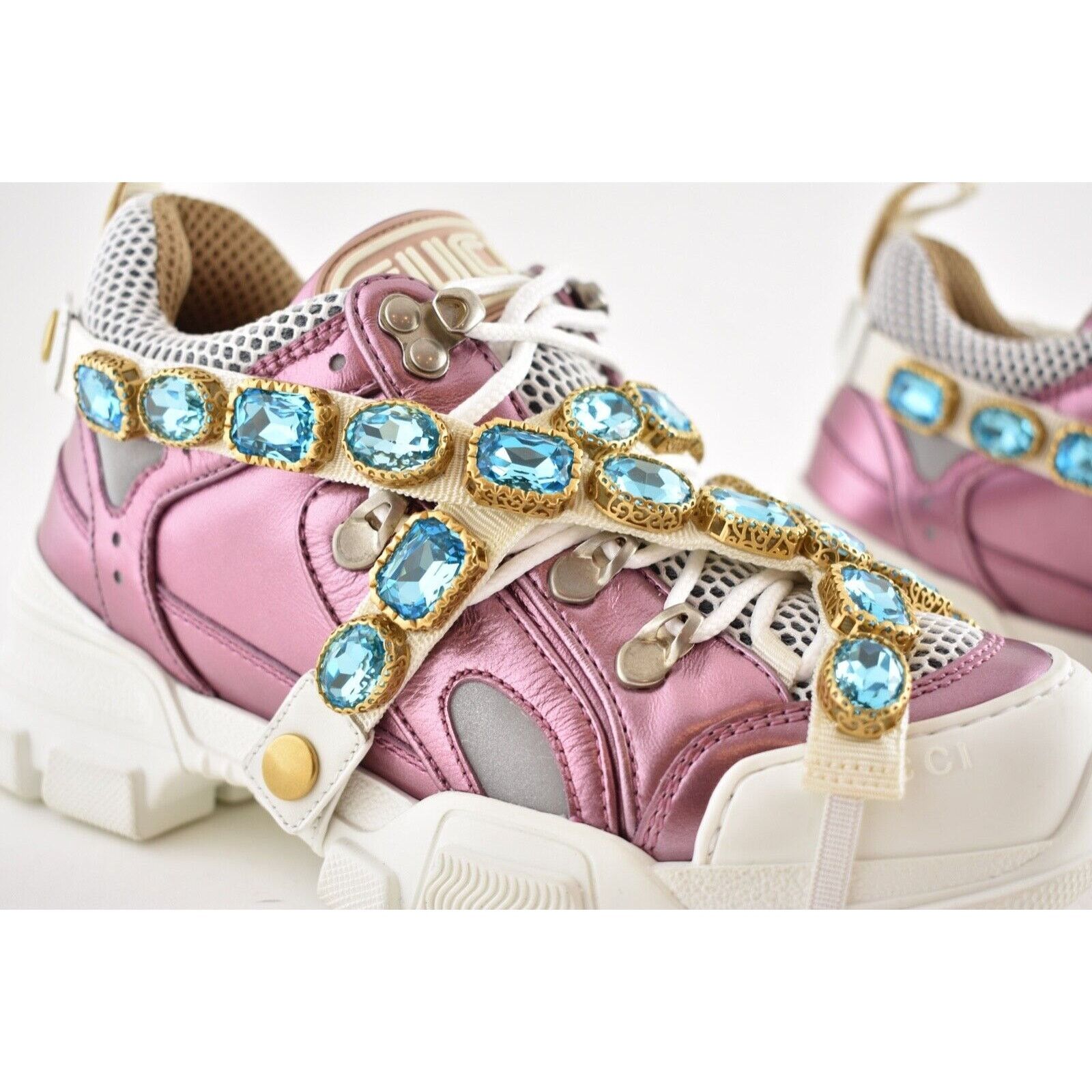 Gucci Womens Journey Flashtrek Hiker Lace Up Boot Sneaker 35.5 Size US 5.5 / IT 35.5 - 5 Thumbnail