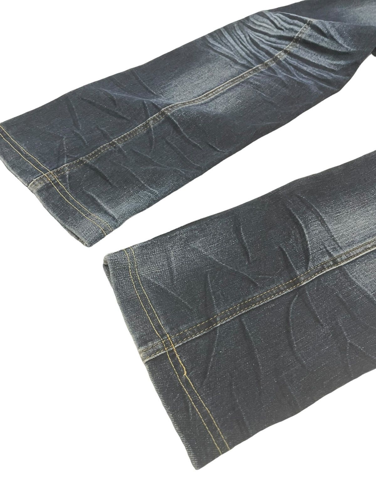 Hysteric Glamour × Nicole Club Nicole Club Ezyme Laser Wash Claw Mark Studded Jeans Size US 30 / EU 46 - 15 Thumbnail