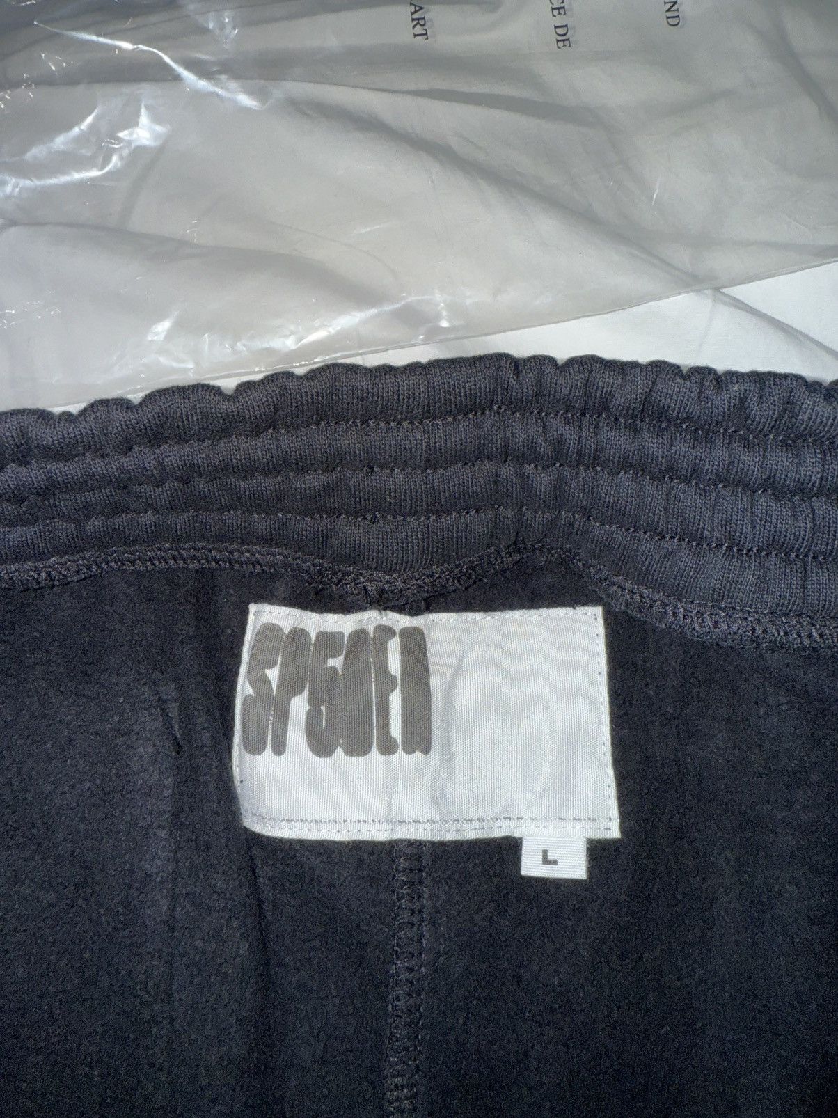 Sp5der Sp5der V2 punk sweat shorts ‘black’ Size US 31 - 8 Thumbnail