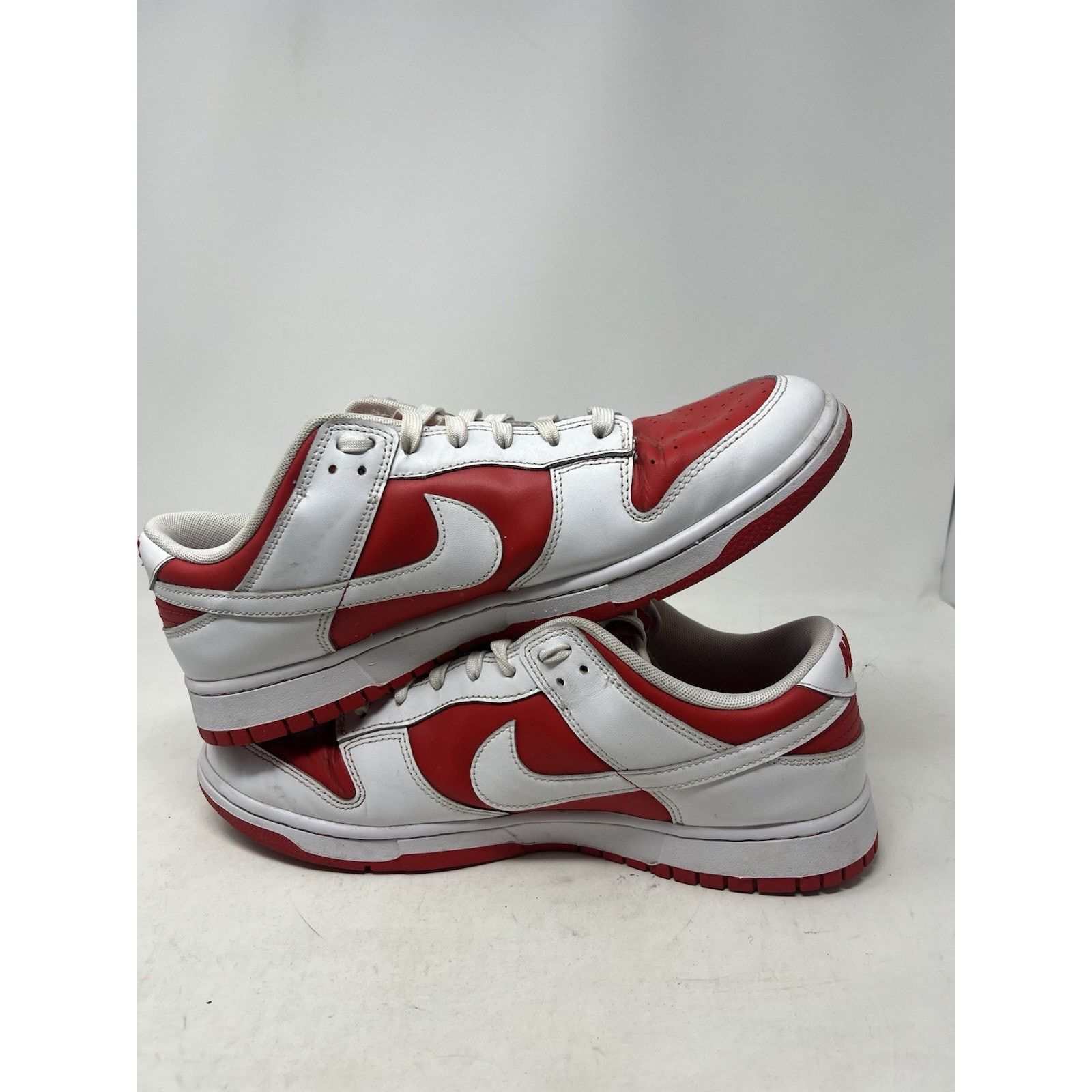 Nike Size 13 - Nike Dunk Low Championship Red Size US 13 / EU 46 - 10 Thumbnail
