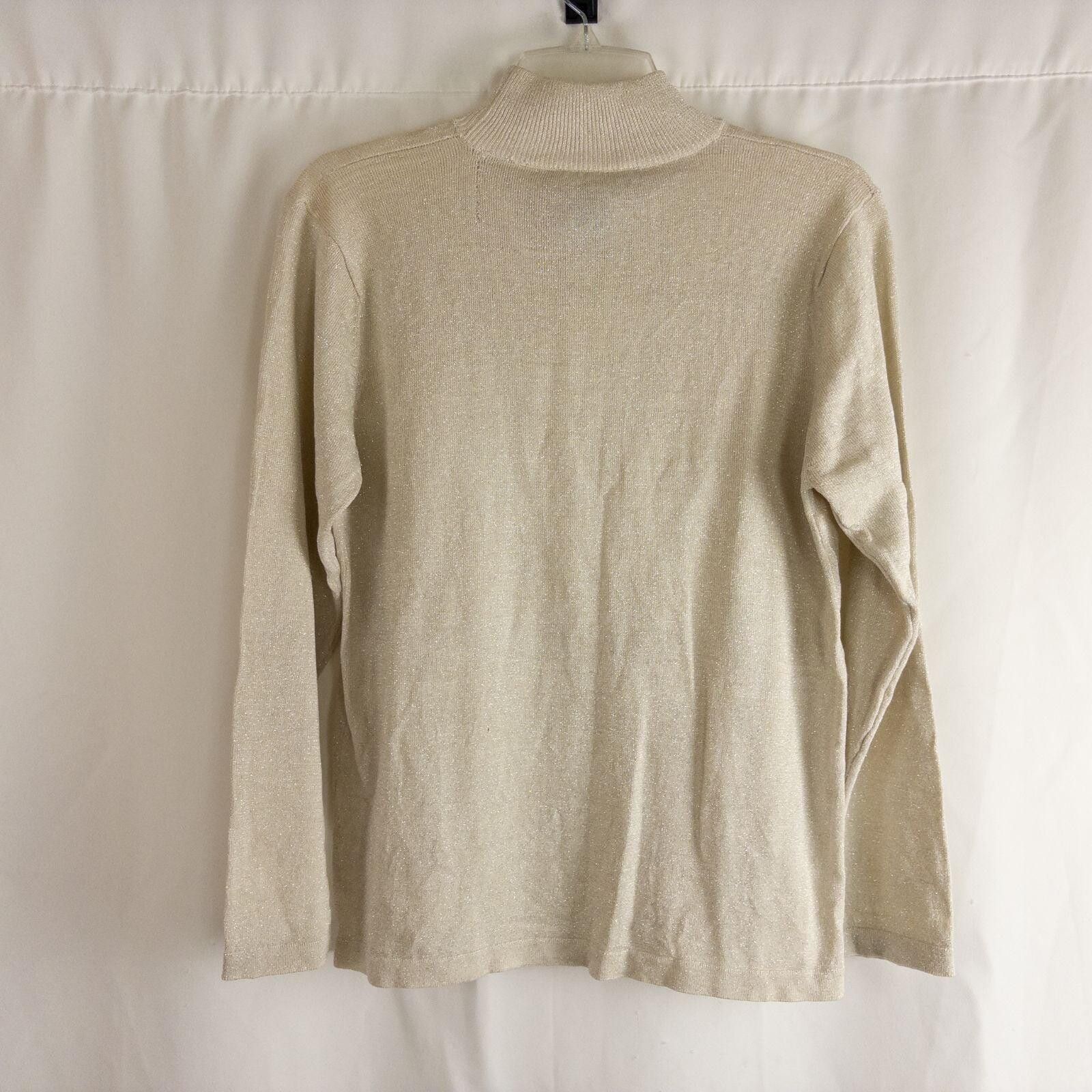 Other August Silk Silver Gold Solid Sweater Womens Medium Size M / US 6-8 / IT 42-44 - 8 Thumbnail