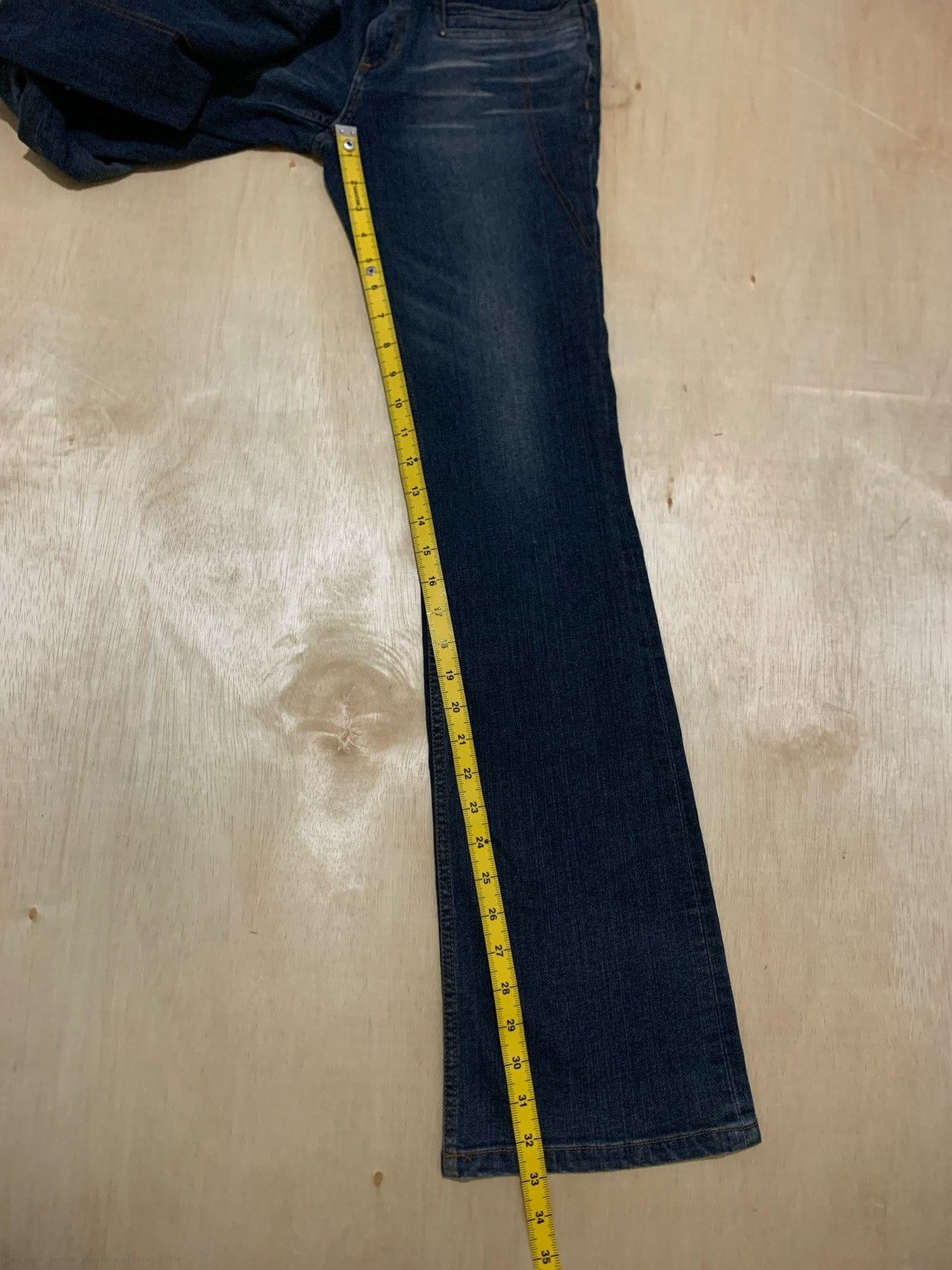 20471120 × If Six Was Nine × Japanese Brand Flare FR Jeans Bootcu Size US 32 / EU 48 - 11 Thumbnail
