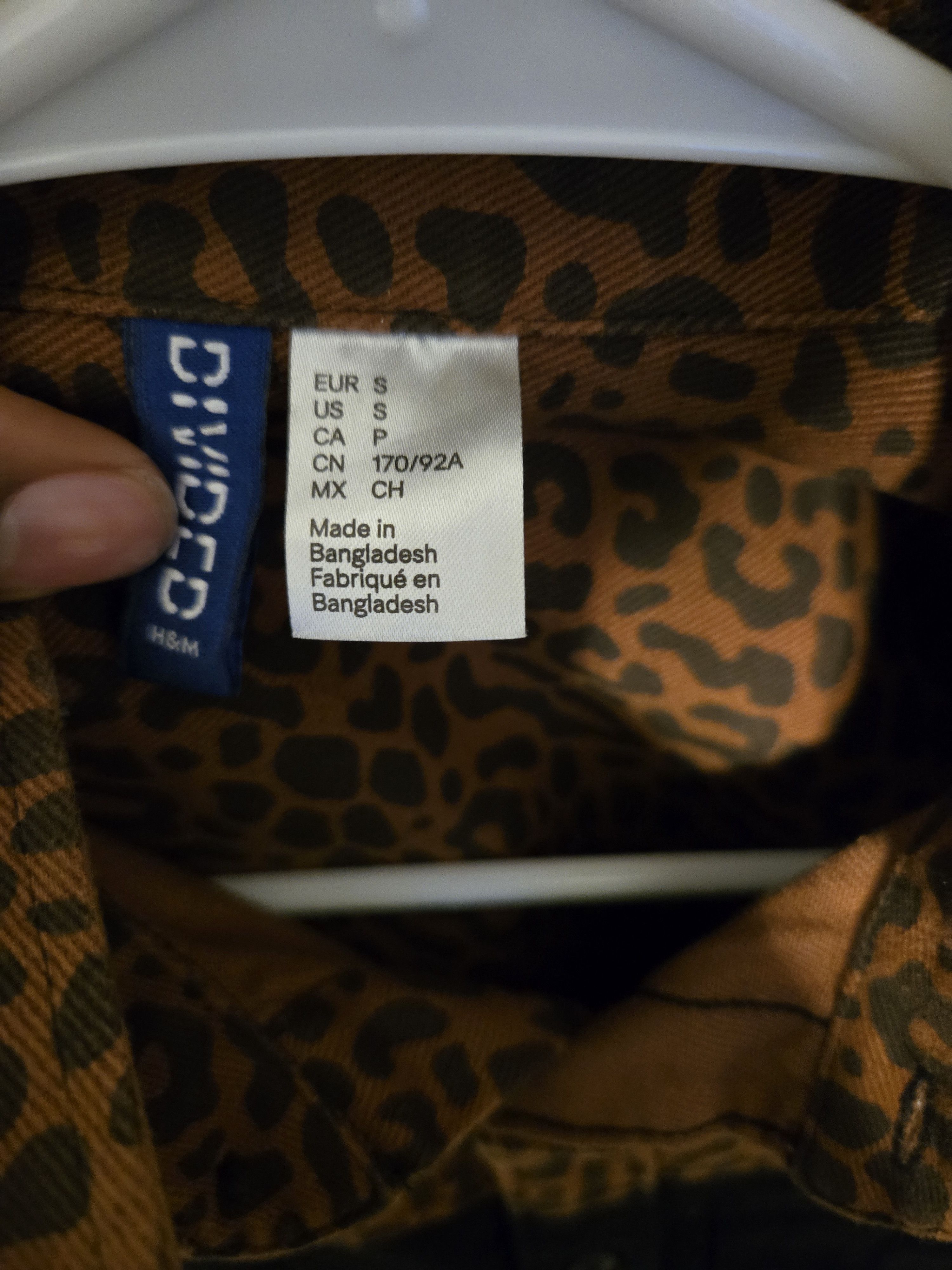 H&M H&M Divided Leopard Twill L/S Shirt Size US S / EU 44-46 / 1 - 3 Thumbnail