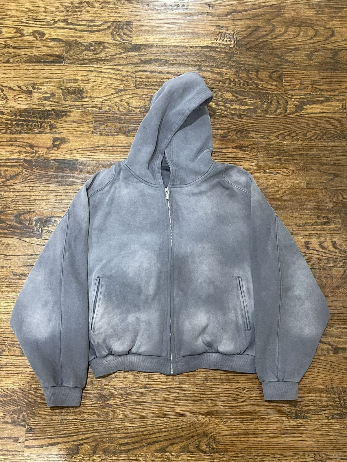 Other Berlinc SunFaded Grey Zip Up Hoodie Size US L / EU 52-54 / 3 - 1 Thumbnail