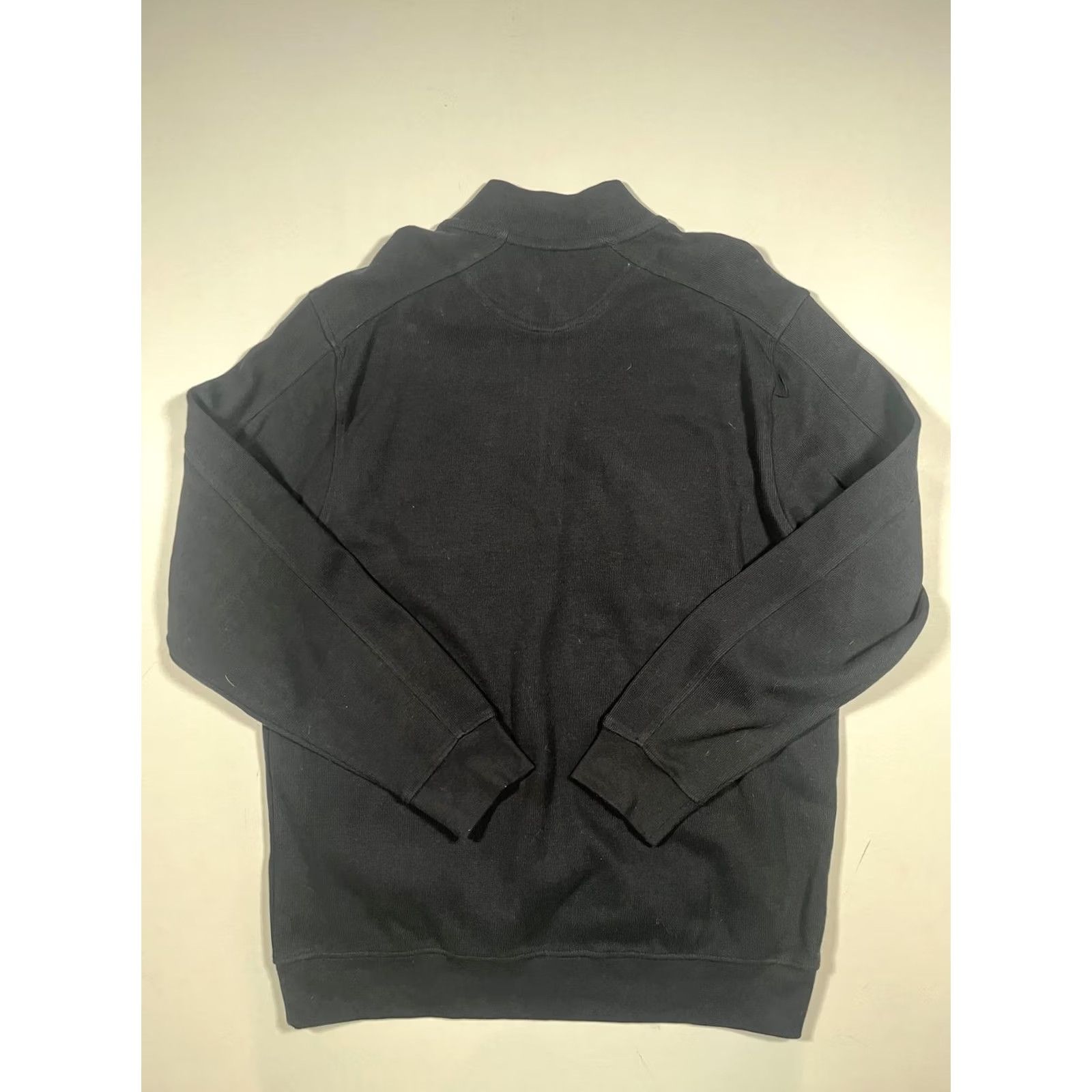 Logo 7 Greg Norman Sweatshirt Mens M Black 1/4 Zip Golf Pullover Shark Logo Knit Size US M / EU 48-50 / 2 - 2 Thumbnail