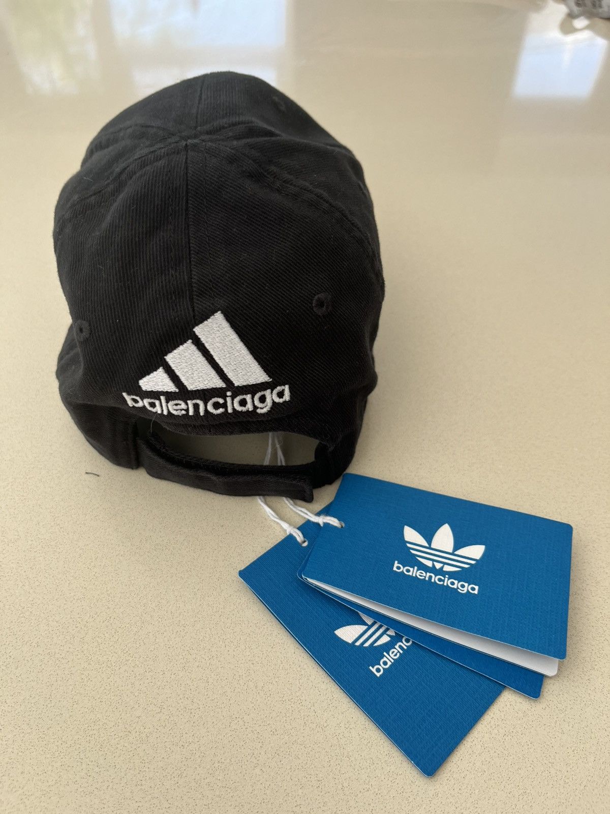 Adidas × Balenciaga Balenciaga x Adidas 3 Stripe Skinny Brim Black