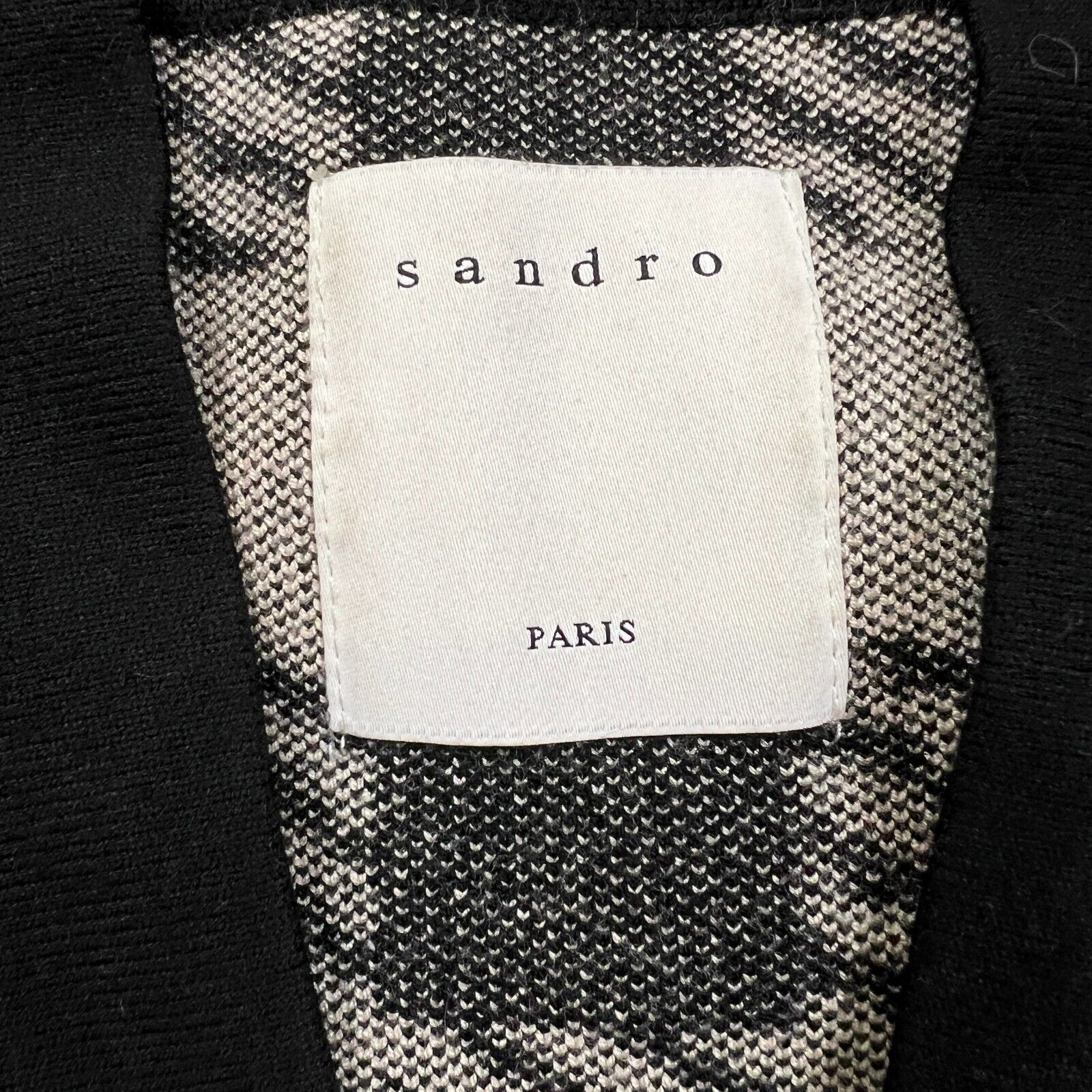 Designer × Sandro Sandro Cardigan Size 1 Jisou Oversize Checkered Knit Sweater Size S / US 4 / IT 40 - 10 Thumbnail