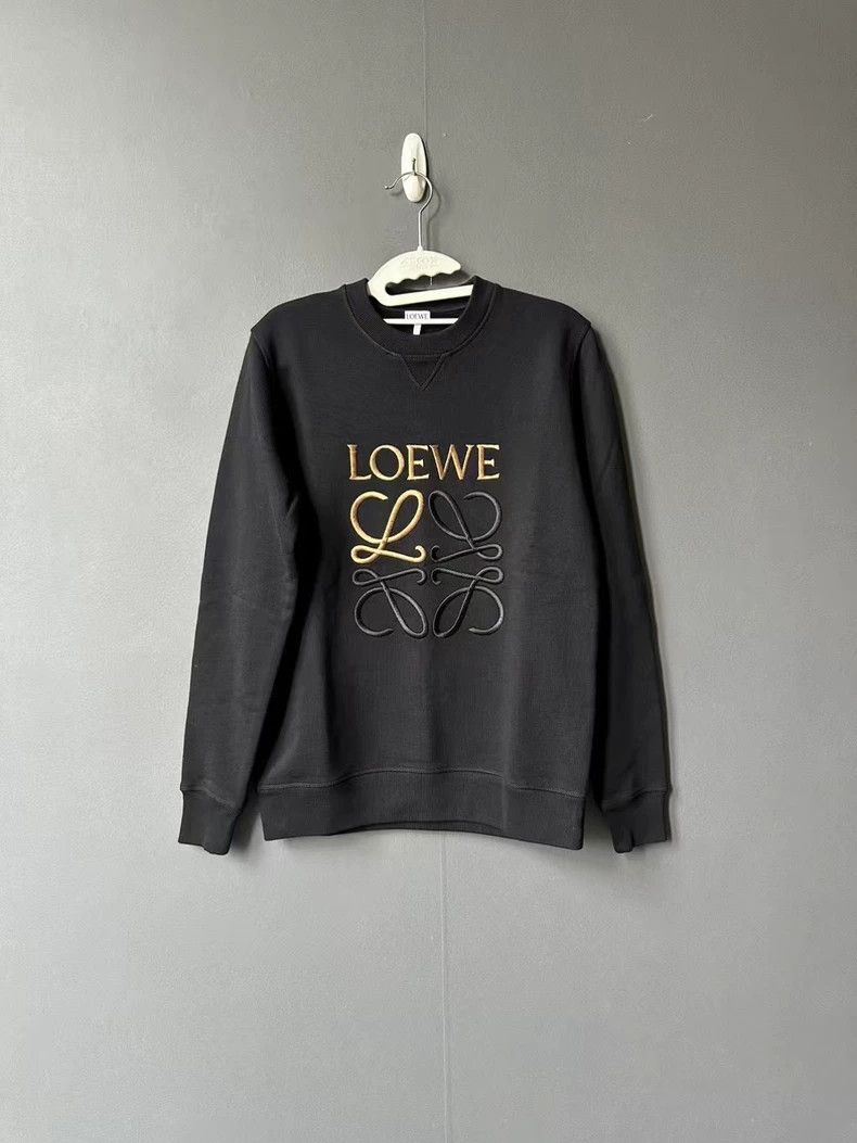 Loewe loewe Black gold embroidered sweatshirt 2506-Nextarrow Size US XS / EU 42 / 0 - 1 Thumbnail