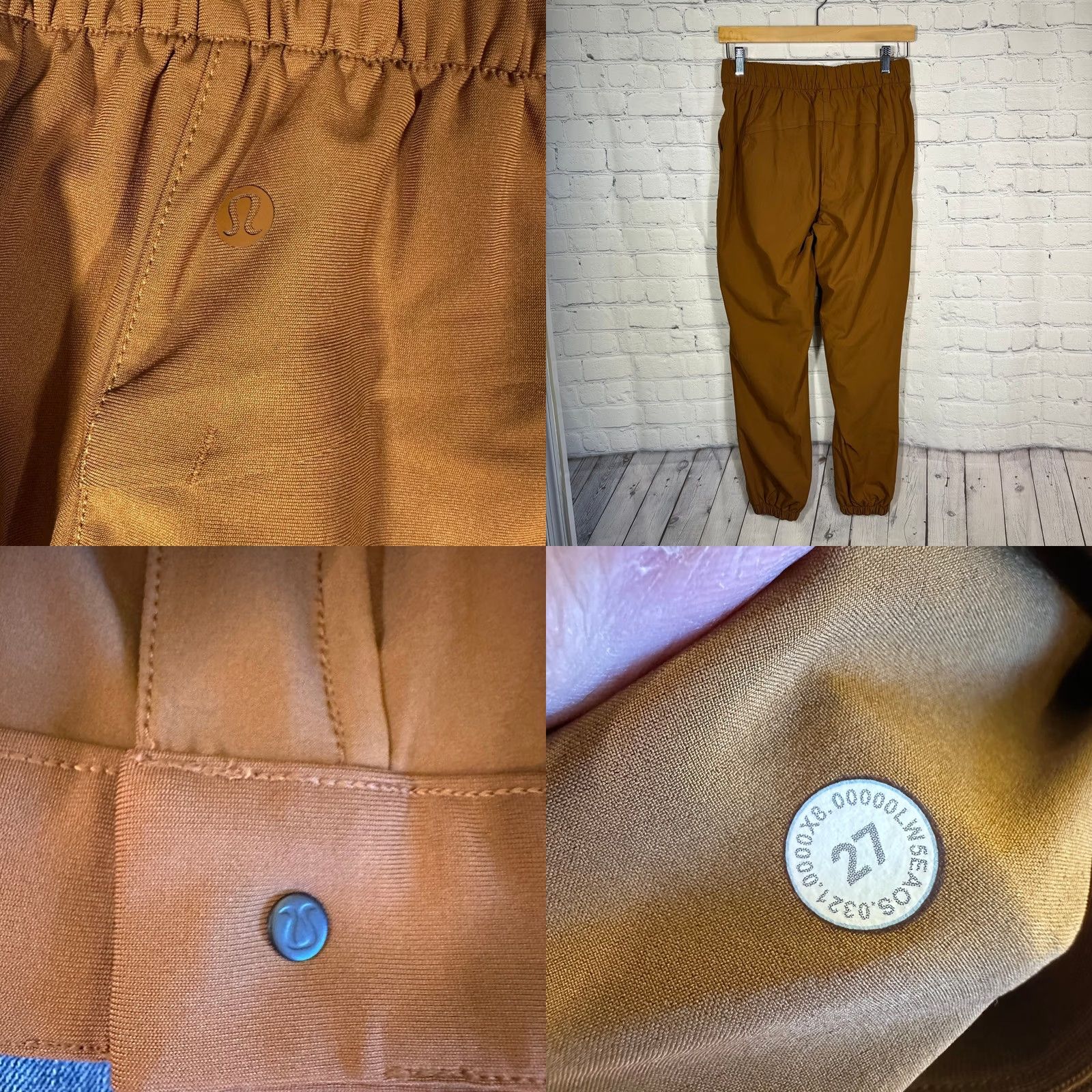 Lululemon Lululemon Warpstreme Jogger 27 Roasted Brown High Rise Pleated Pants Womens Size 27" / US 4 / IT 40 - 8 Thumbnail
