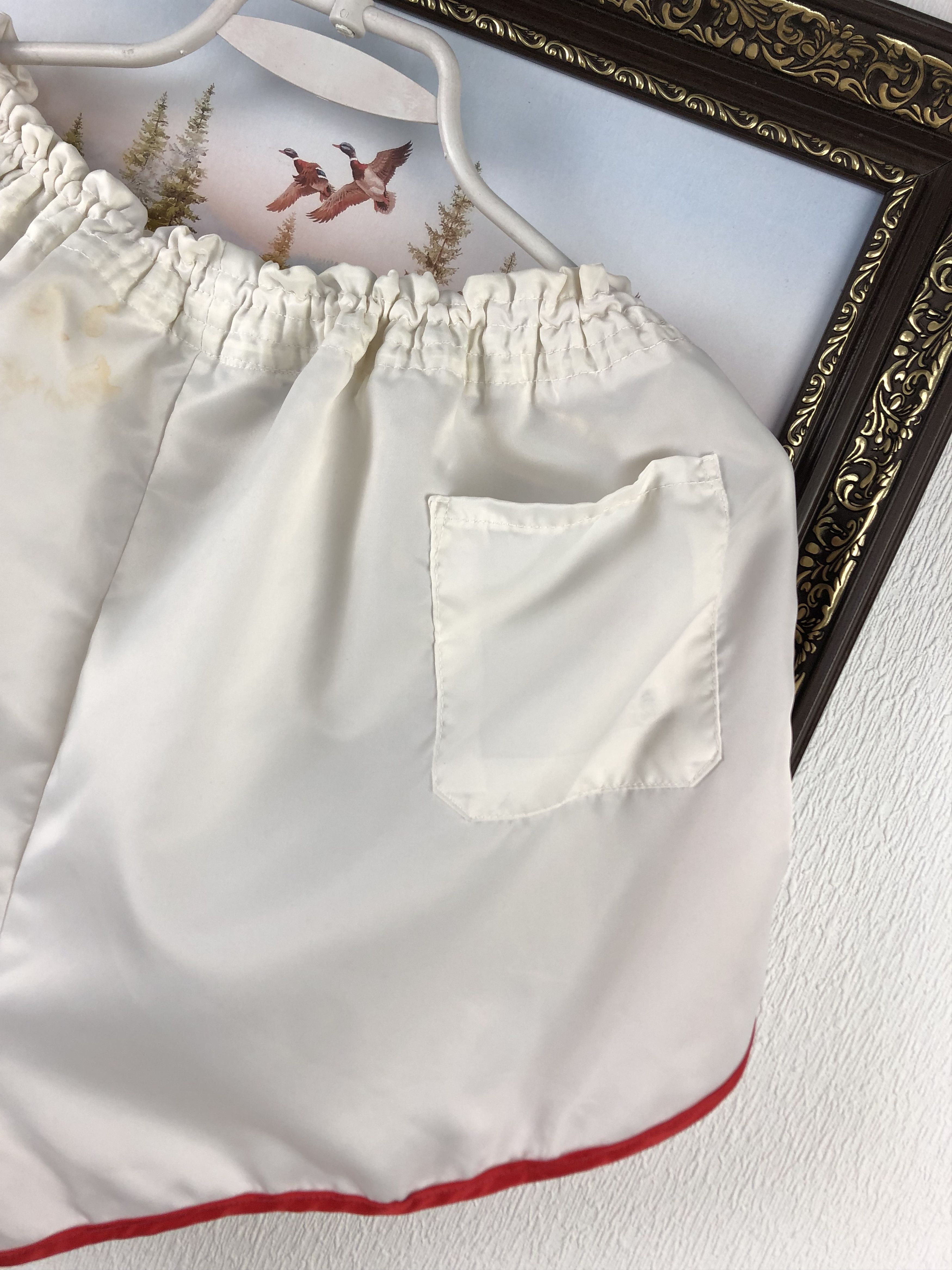 Adidas Vintage 80's Adidas West Germany Nylon Athletic White Shorts Size US 34 / EU 50 - 12 Thumbnail