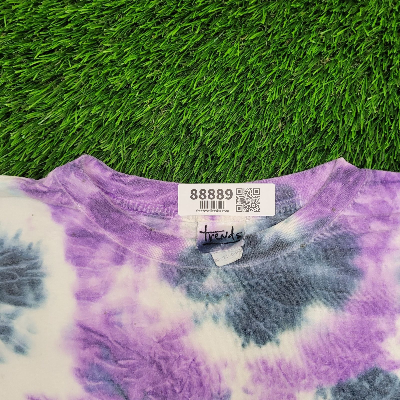 Vintage VTG 90s Tie-Dye T-Shirt Mens L Single Stitch USA Skater Size US L / EU 52-54 / 3 - 2 Thumbnail