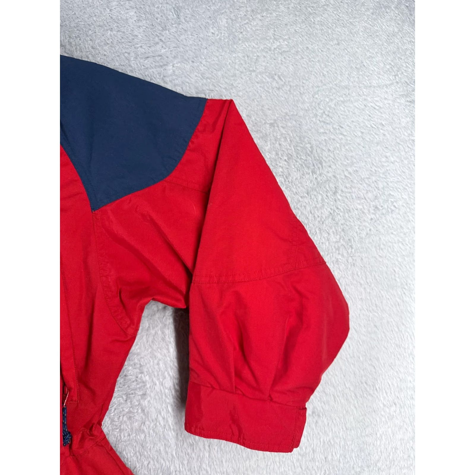 Vintage VINTAGE Columbia Jacket Womens M Red Full Zip Jacket Columbia Windbreaker Hooded Lightweight Pockets Mens? Girls? Wait. Size M / US 6-8 / IT 42-44 - 2 Thumbnail