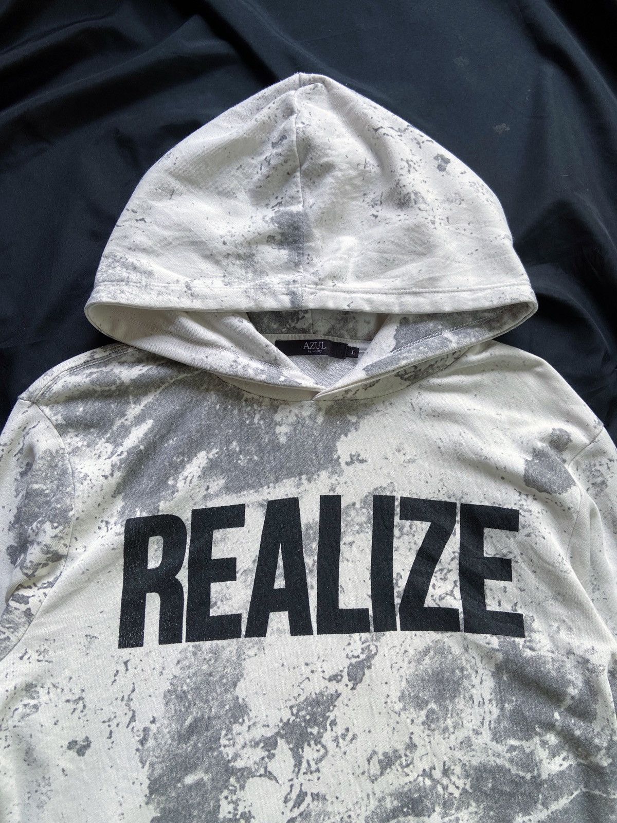 Japanese Brand AZUL REALIZE BRUSH HOODIE Size US L / EU 52-54 / 3 - 2 Thumbnail