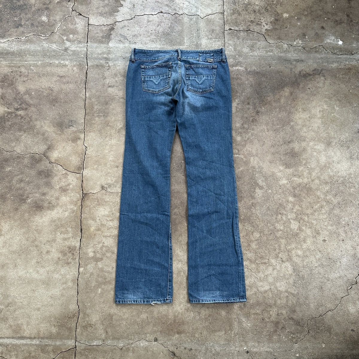 Diesel VINTAGE Y2K DIESEL LOW RISE DENIM PANTS Size 30" / US 8 / IT 44 - 2 Thumbnail