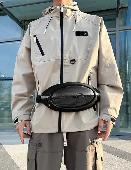 VIBE Clear Panel Waist Bag - See-Through Design Size ONE SIZE - 8 Thumbnail