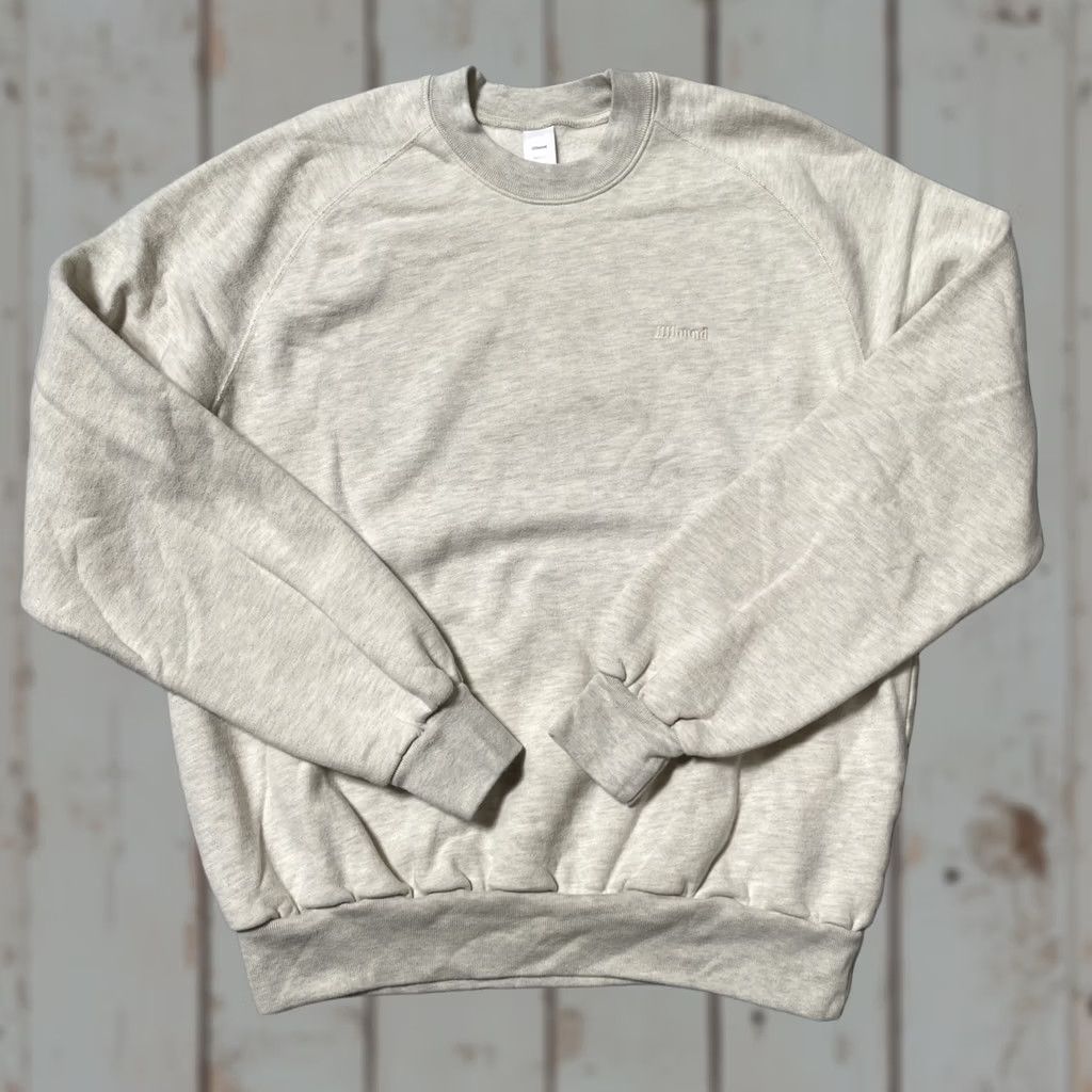 JJJJound JJJJound Standard Issue Cotton Raglan Sweatshirt Unisex Adults XXL Heather Cream USA 90s Hype Designer Athleisure Pullover Shirt Size US XXL / EU 58 / 5 - 1 Thumbnail