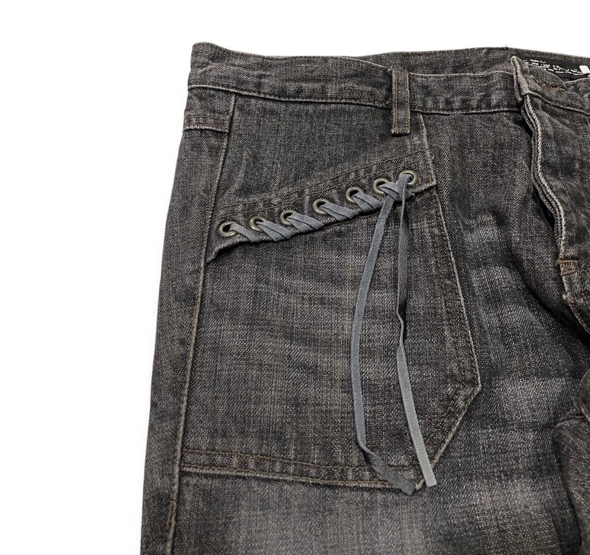 L7 Real Hip Rockstars Laced Flare Denim Size US 32 / EU 48 - 6 Thumbnail