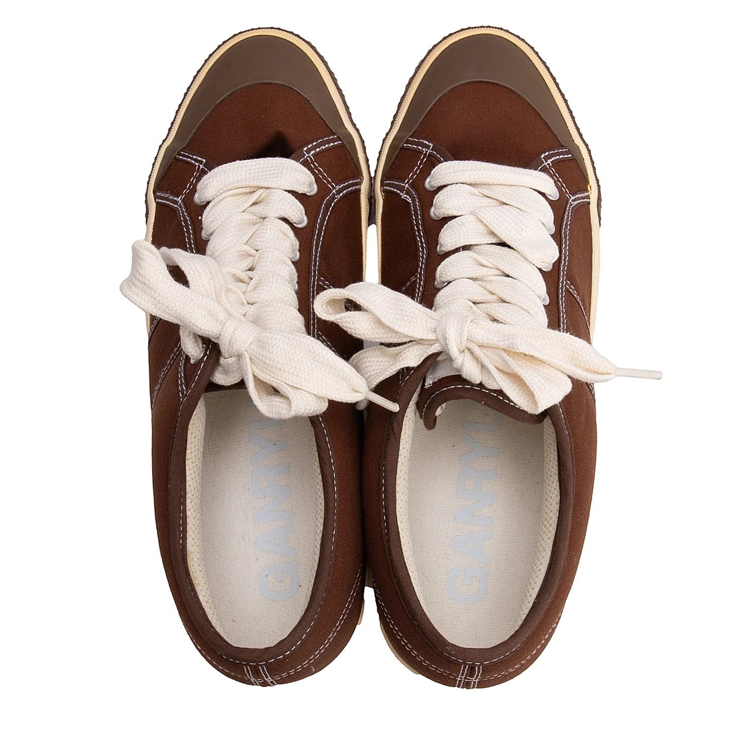 Ganryu Canvas Sneakers in Brown Size L (28th Position) Size US 10 / EU 43 - 8 Thumbnail