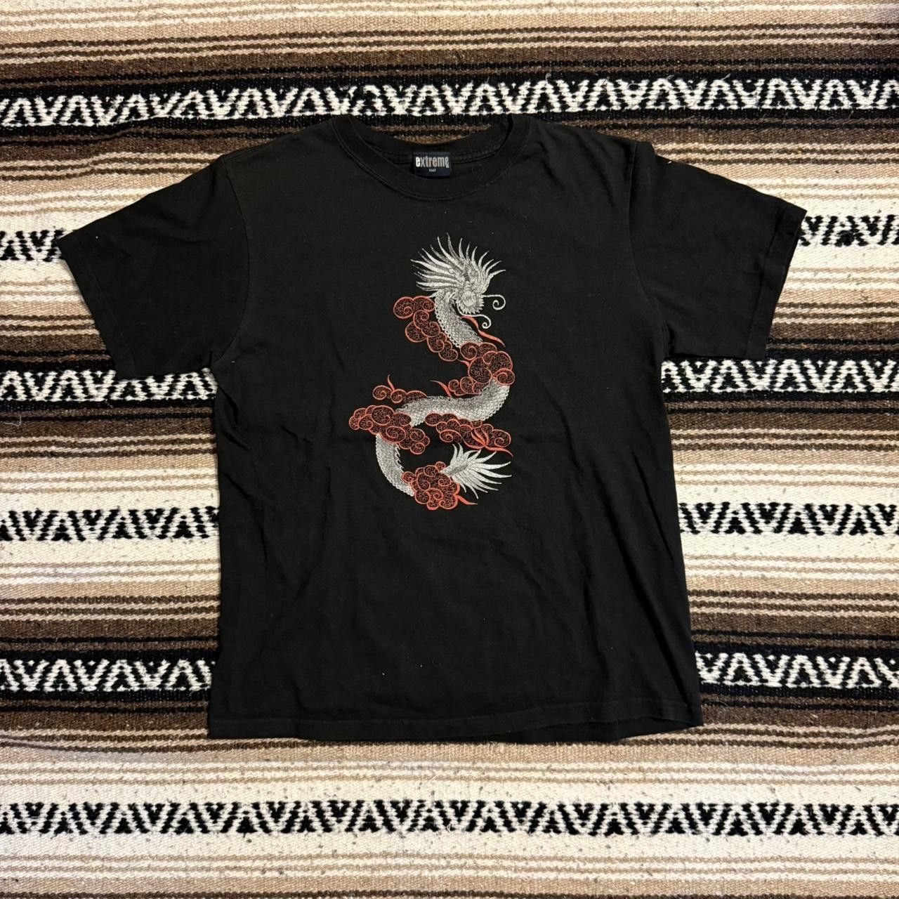 Extreme Cashmere Extreme limit Y2K JNCO style tribal Japanese Dragon tee Size US M / EU 48-50 / 2 - 1 Thumbnail