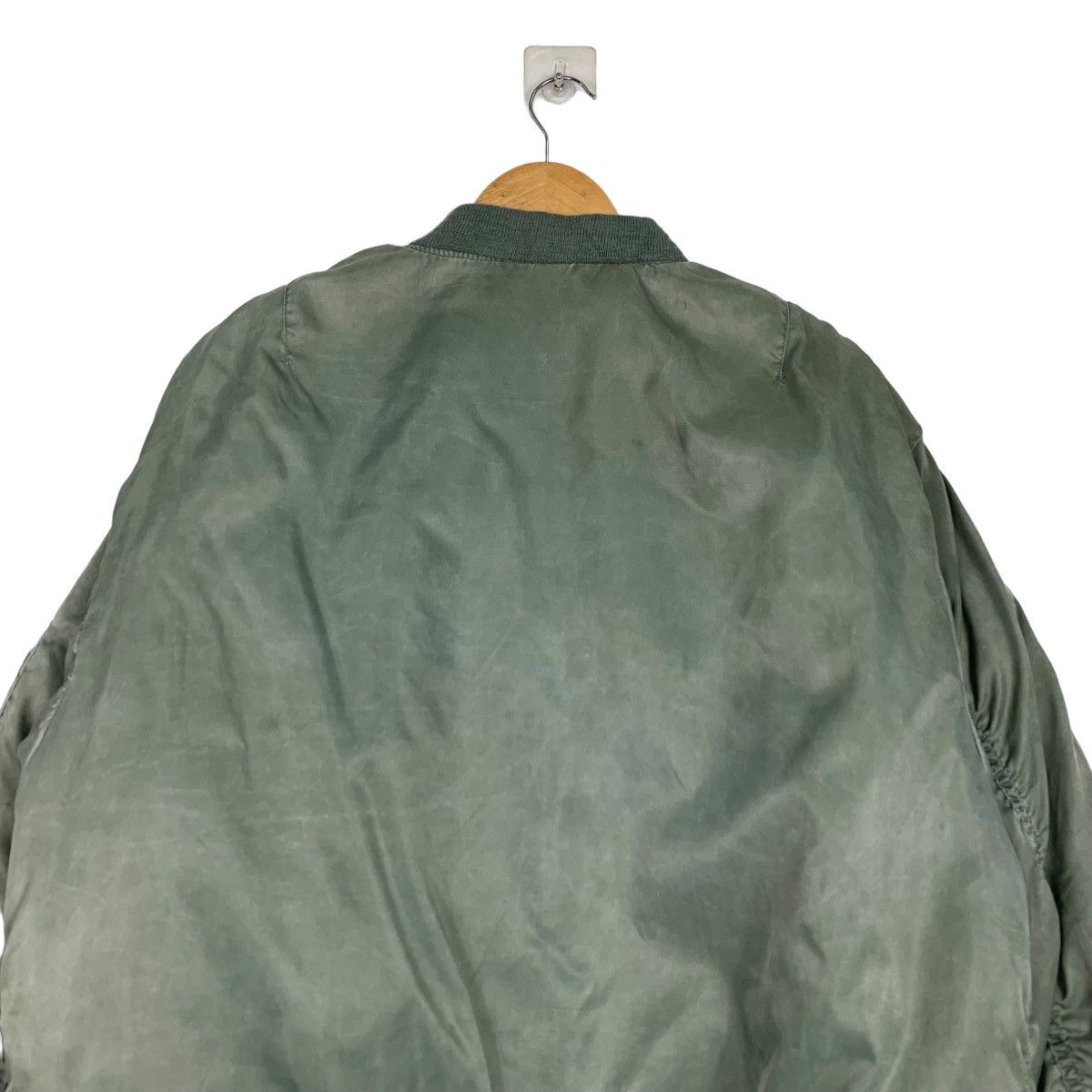 Japanese Brand ABURAYSIA Green Bomber Jacket #1024-C46 Size US L / EU 52-54 / 3 - 8 Thumbnail