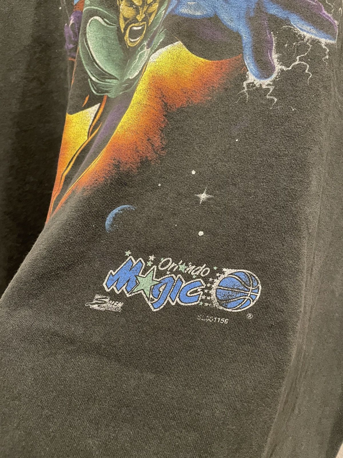 NBA Vintage 90s Salem Sportswear Orlando Magic T-Shirt Size US XL / EU 56 / 4 - 4 Thumbnail