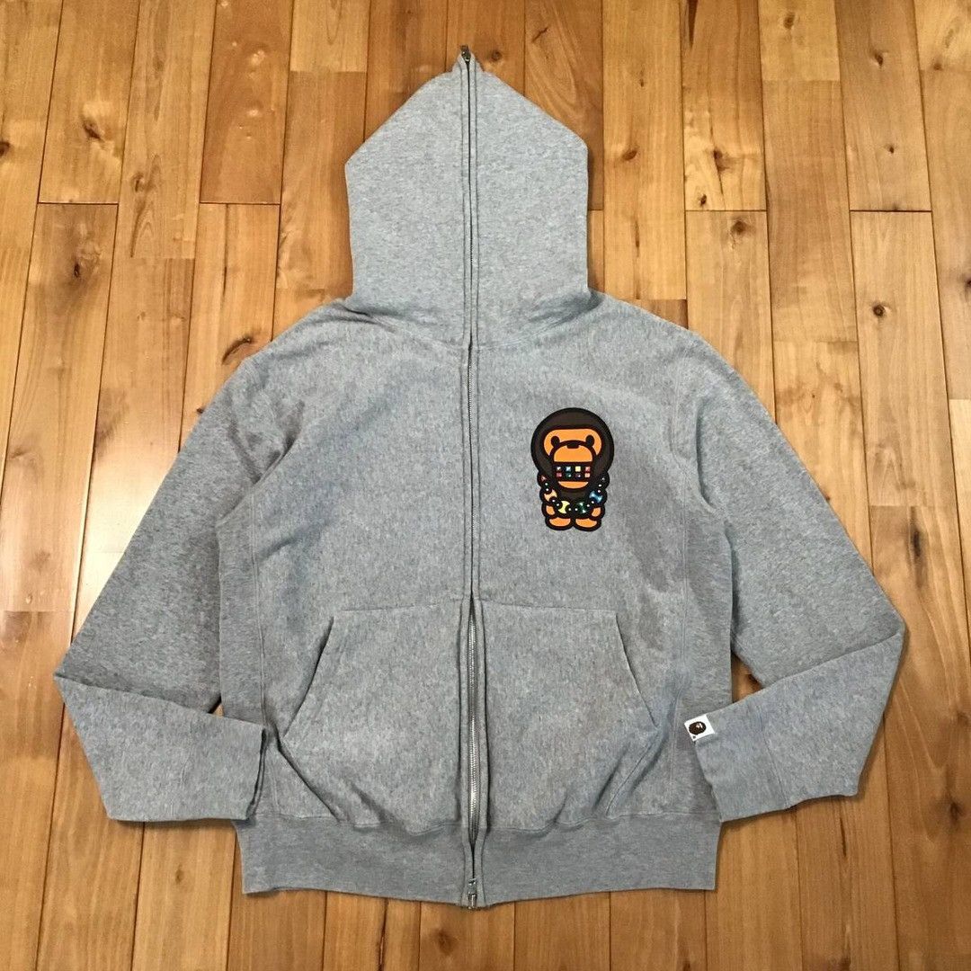 Bape BAPE Milo Full Zip Hoodie a bathing ape NIGO Size US M / EU 48-50 / 2 - 2 Thumbnail