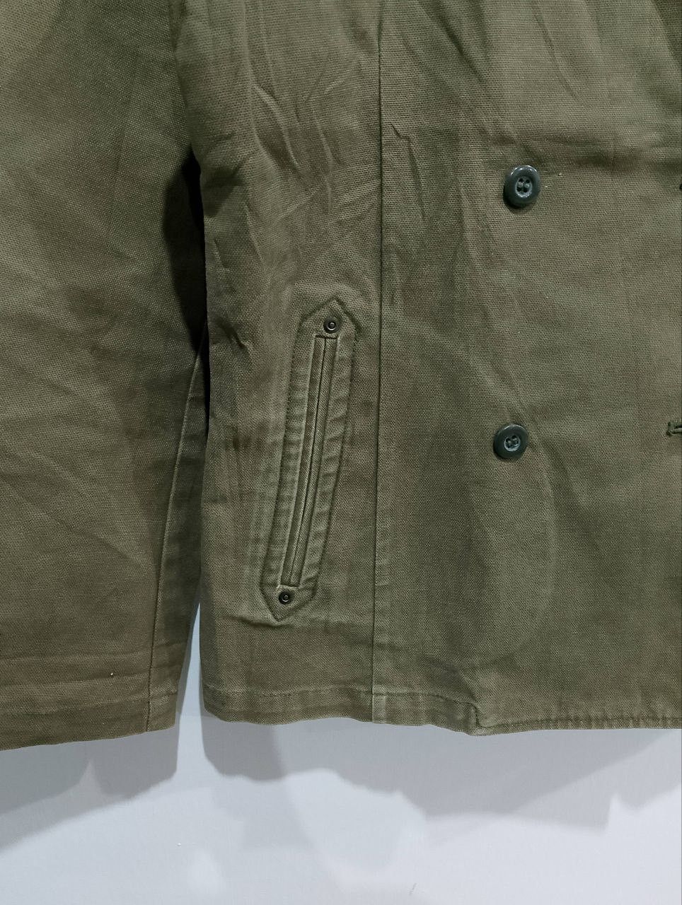 Aigle AIGLE Army Green Double Breasted Coats Jacket Size S / US 4 / IT 40 - 6 Thumbnail