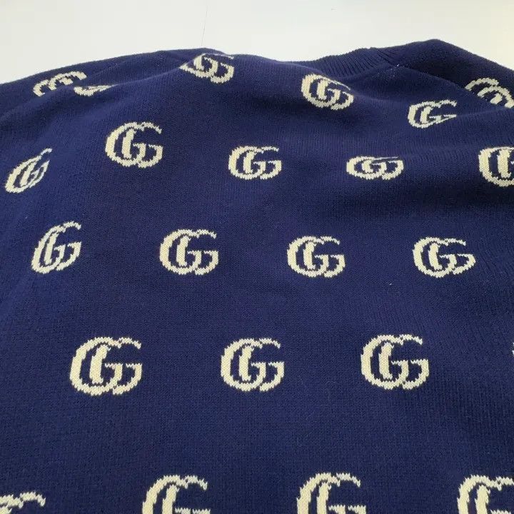 Gucci Gucci Gucci FW21 GG Print Knit Cardigan -2506 Size US L / EU 52-54 / 3 - 5 Thumbnail