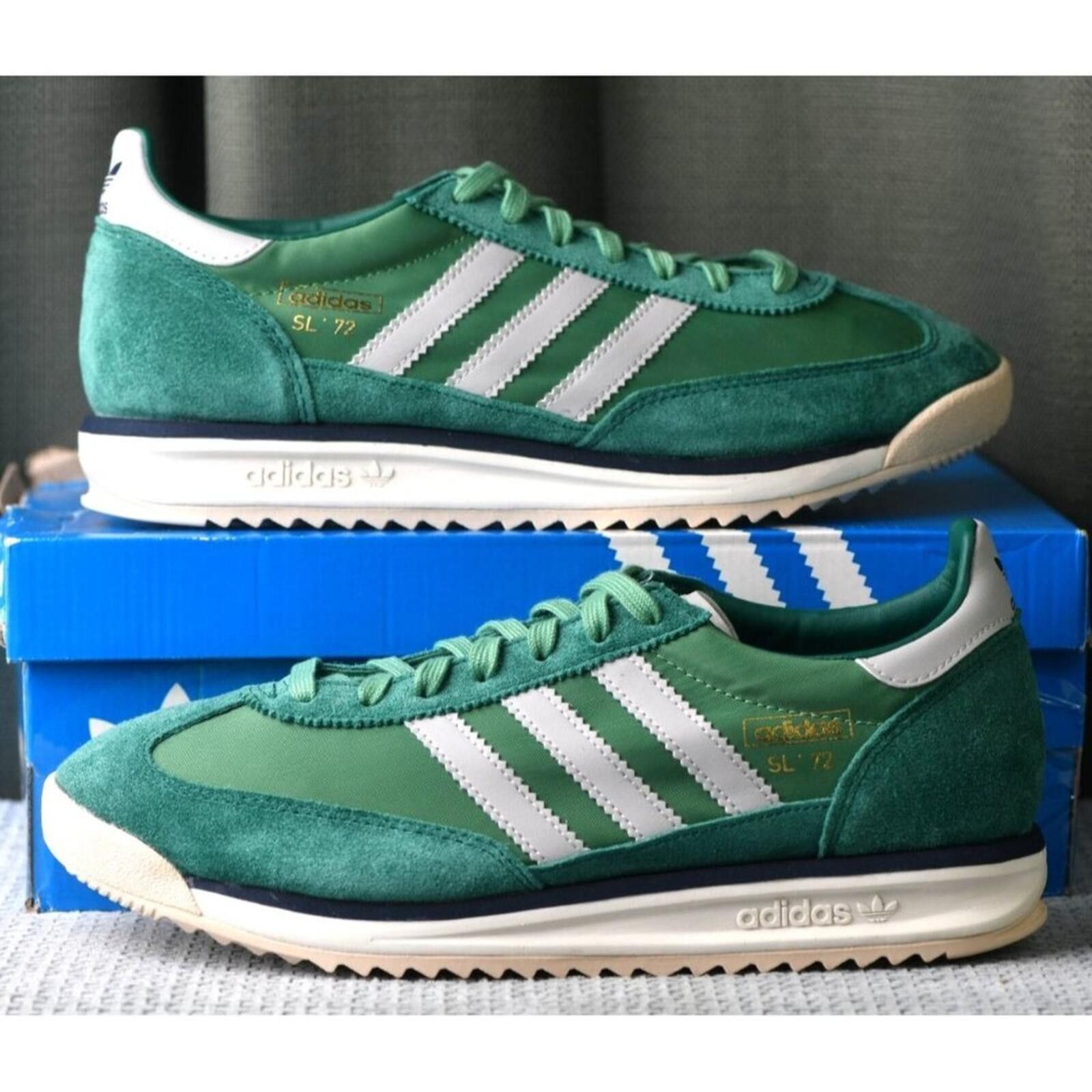 Adidas Adidas SL 72 RS Green/White | IH8016 Size US 9 / EU 42 - 1 Thumbnail