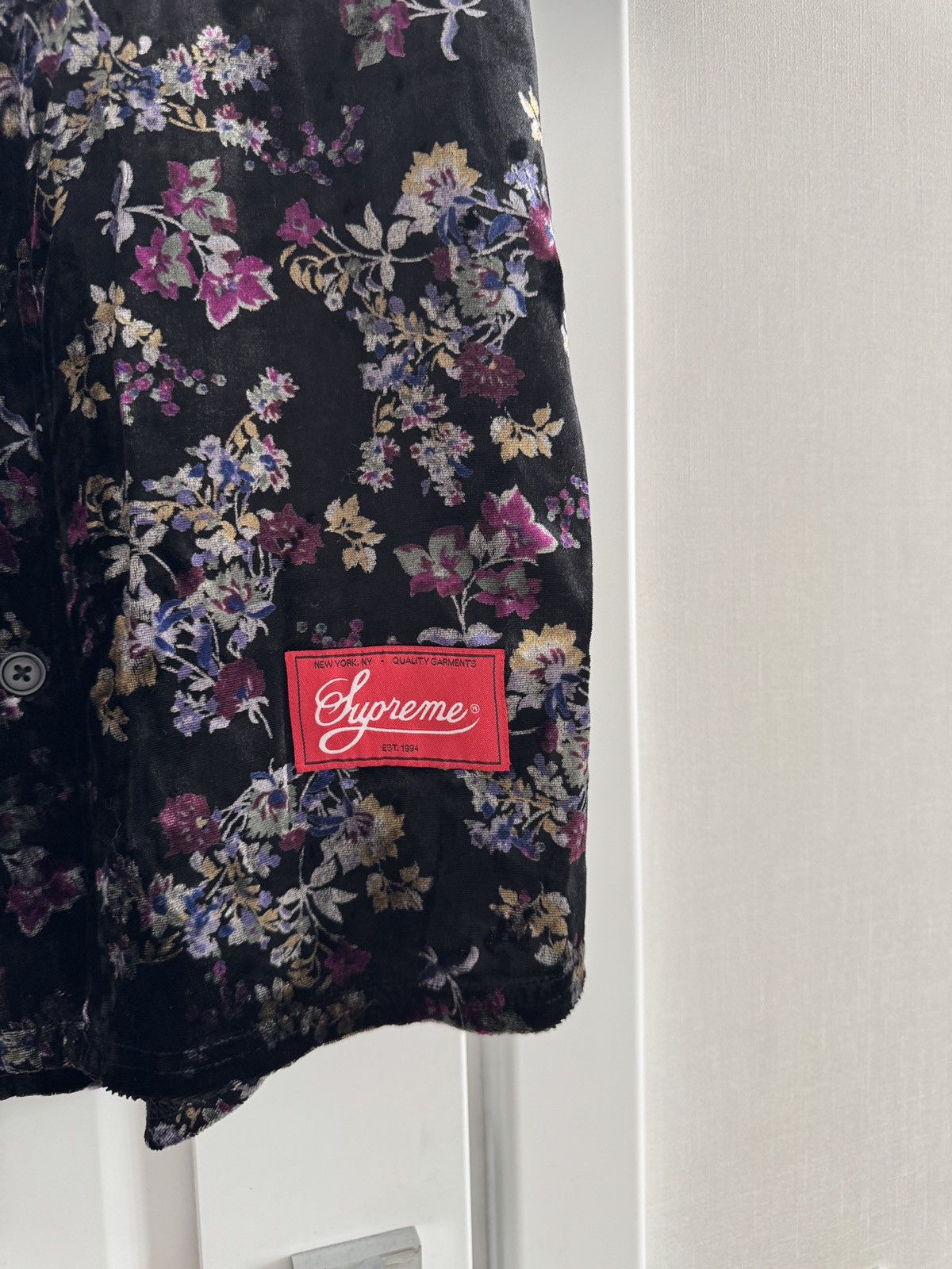 Supreme Supreme Floral Baseball Jersey Size US M / EU 48-50 / 2 - 4 Thumbnail