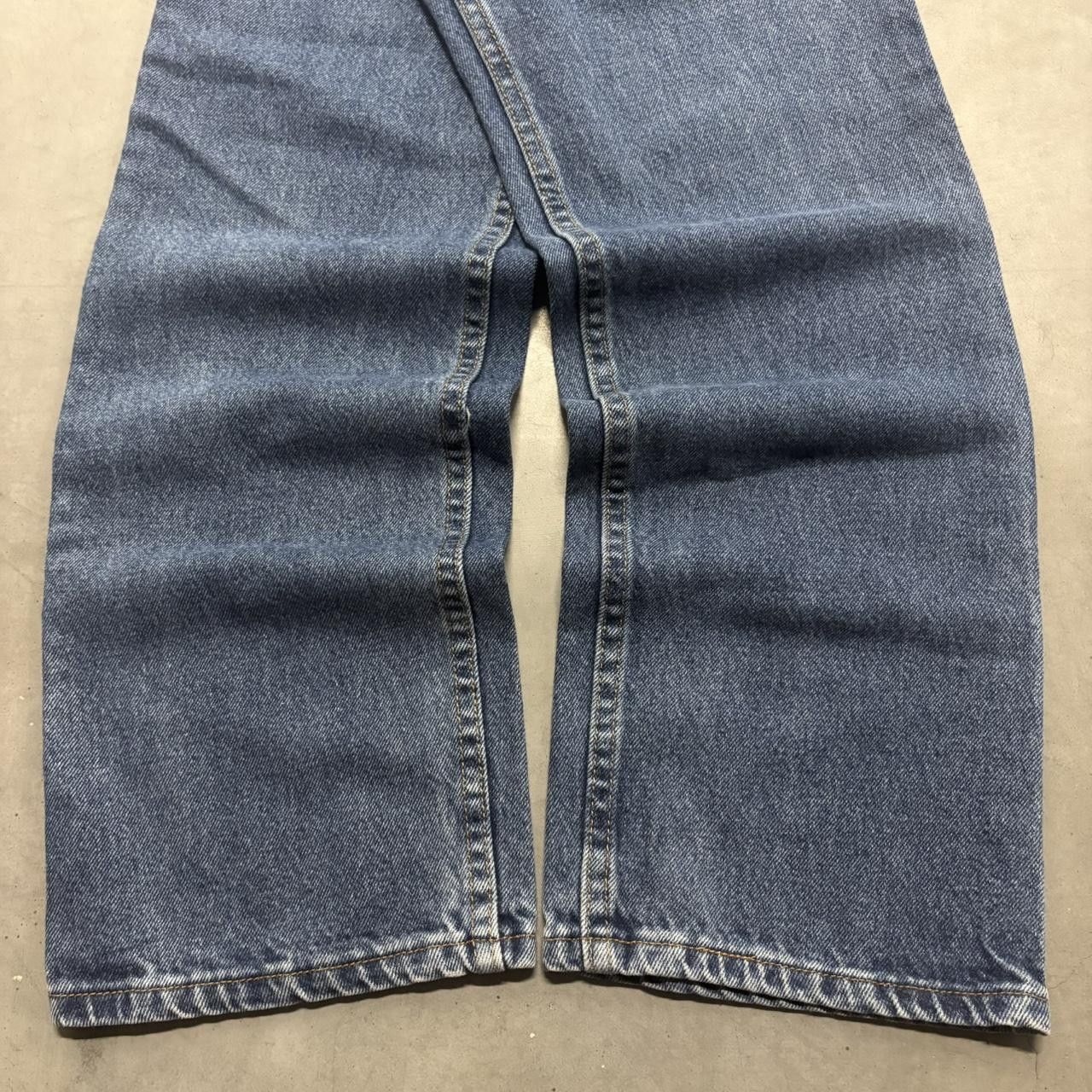 Vintage Crazy Vintage Y2K/2000s Baggy Grunge Streetwear Style Dark Wash Denim Jeans! Size US 33 - 3 Thumbnail