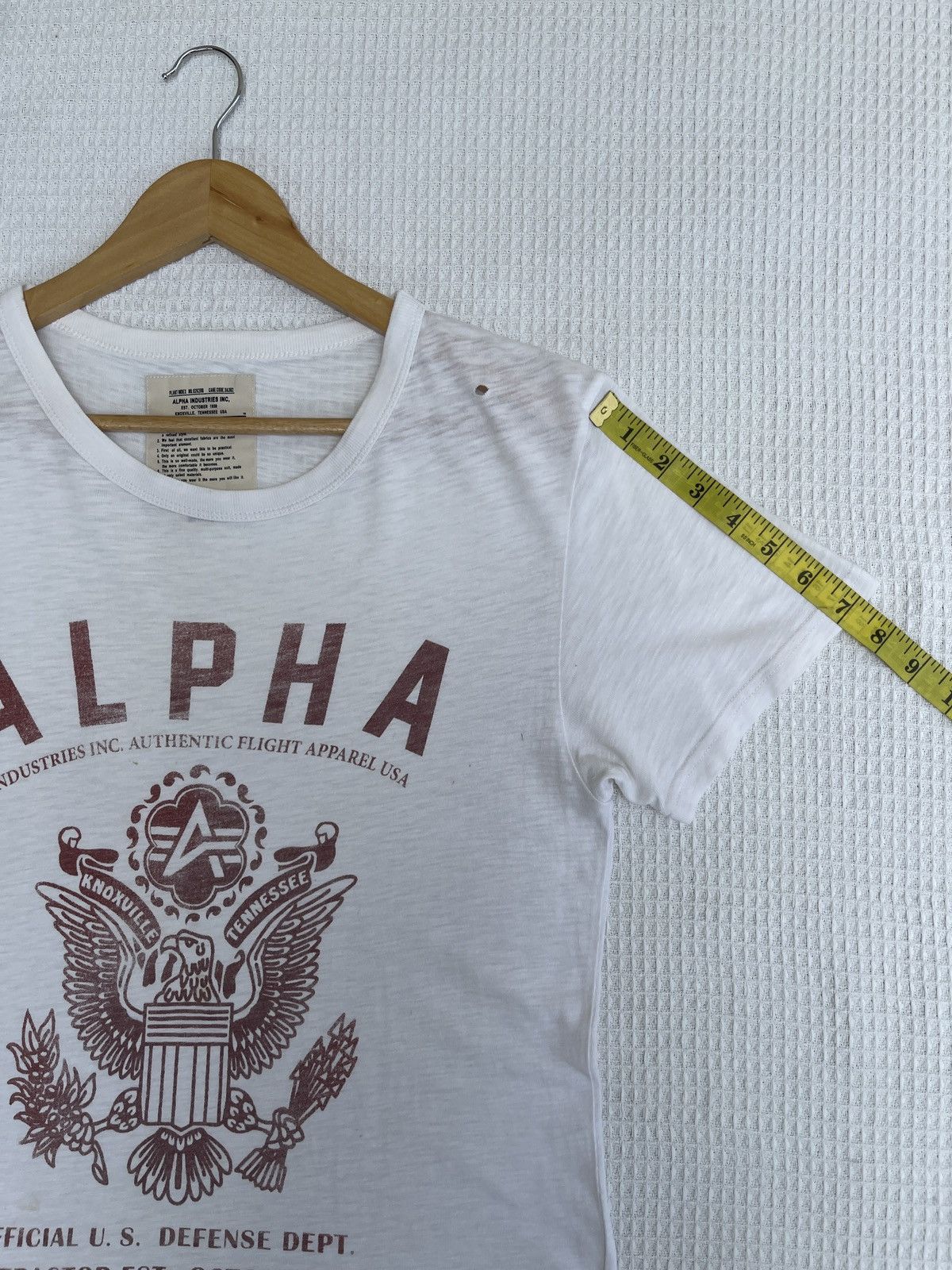 Alpha Industries × Vintage Last Drop🔥Rare🔥Vintage ALPHA Industries Military T-Shirt Size US M / EU 48-50 / 2 - 14 Thumbnail