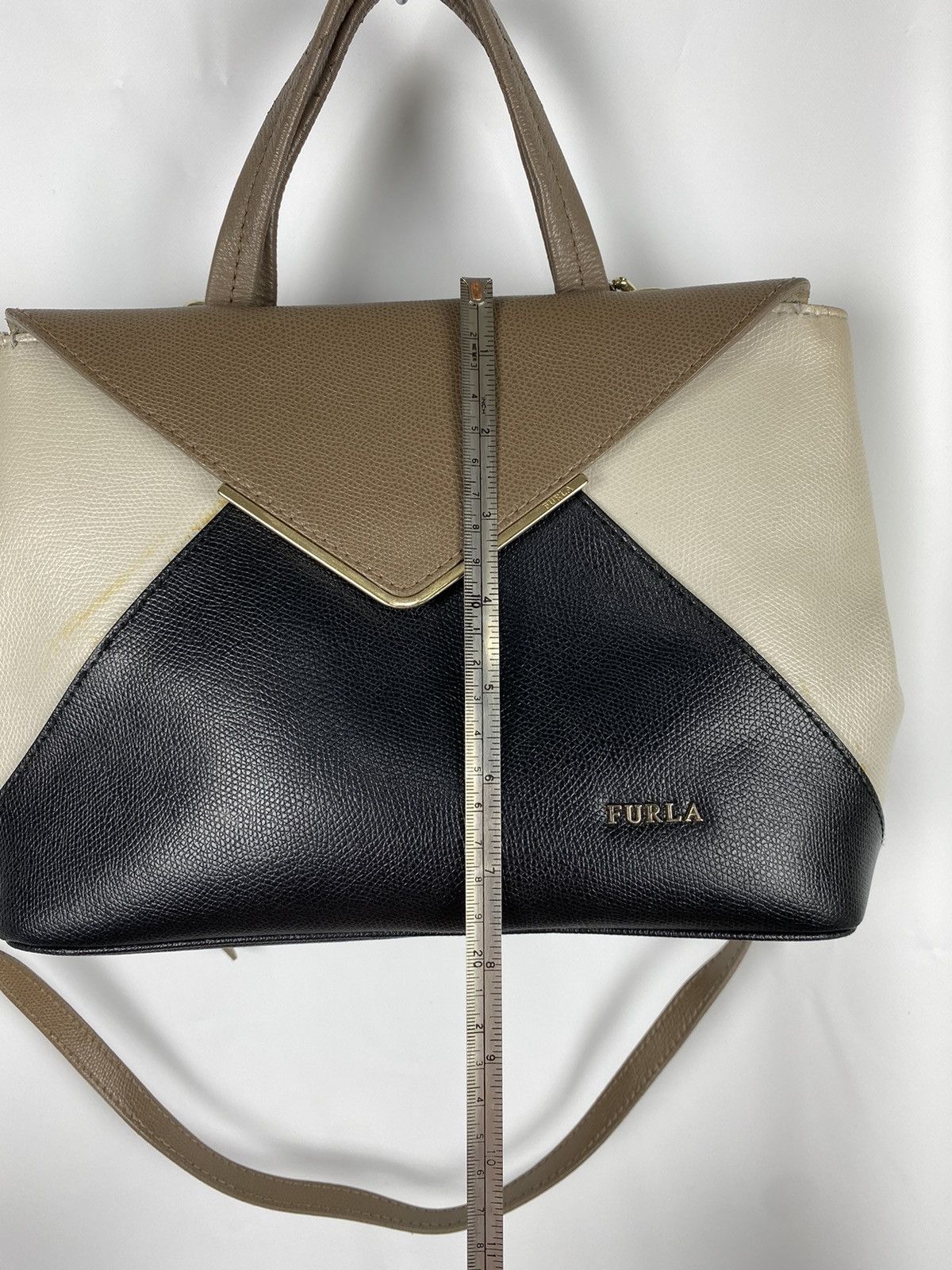 Furla Furla Kelis Genuine Leather Bag 3 Colours Crossbody Handle Size ONE SIZE - 10 Thumbnail