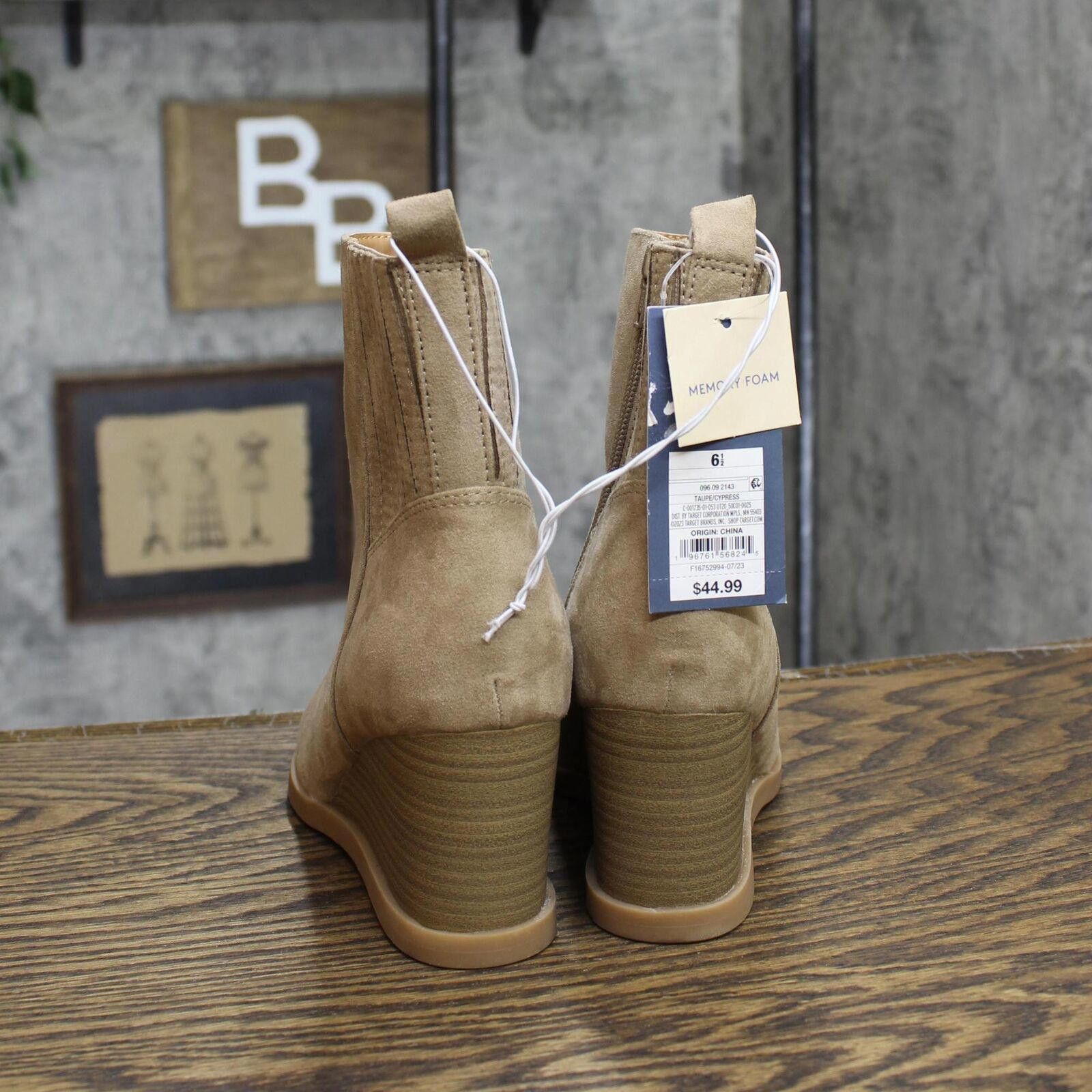 Designer Universal Thread Winter Boots 88375523 Taupe Brown 6.5M Size US 6.5 / IT 36.5 - 4 Thumbnail