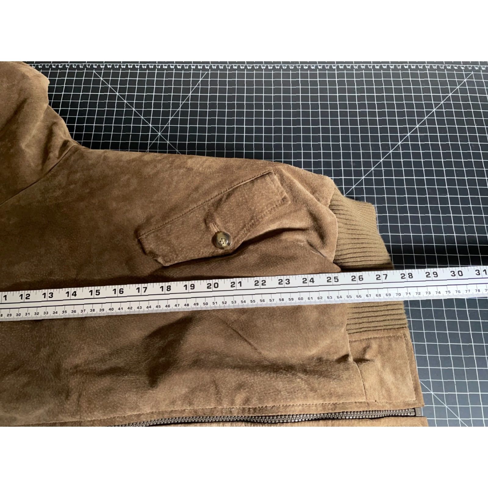 Vintage VINTAGE Huntington Bomber Jacket Leather Men's XL Brown Tartan Plaid Lining 90s Retro Classic Size US XL / EU 56 / 4 - 7 Thumbnail