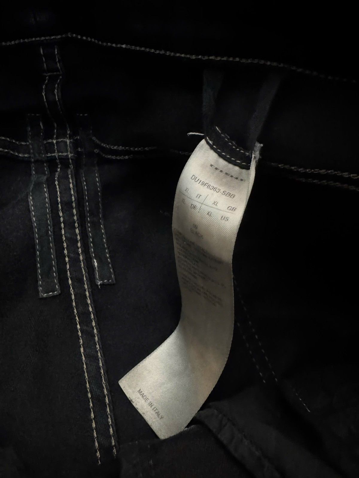 Rick Owens Rick Owens Larry Waxed Skinny Denim Jeans Size US 34 / EU 50 - 8 Thumbnail