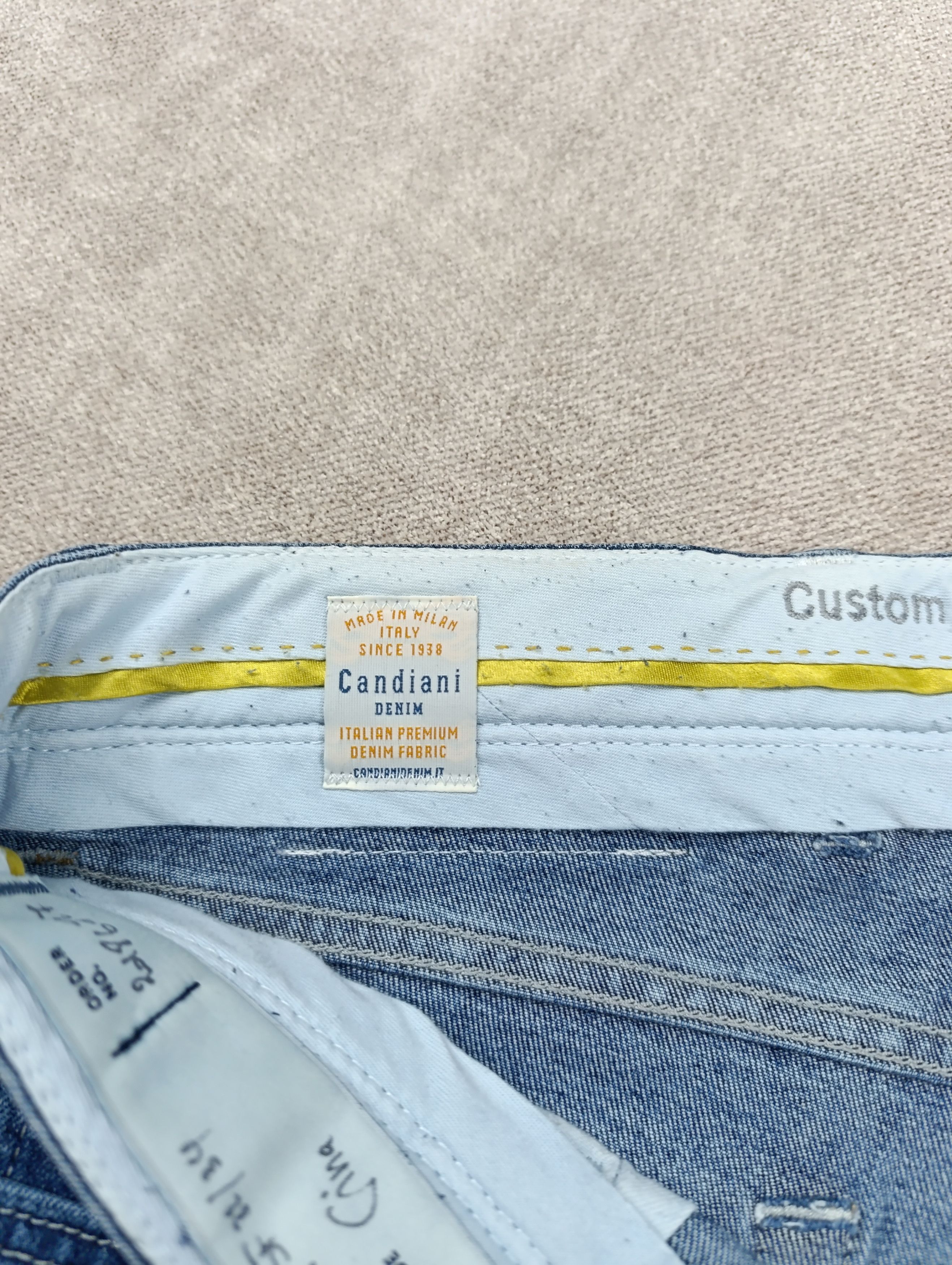 CUSTOM MADE JEANS CANDIANI DENIM MENS SLIM FIT