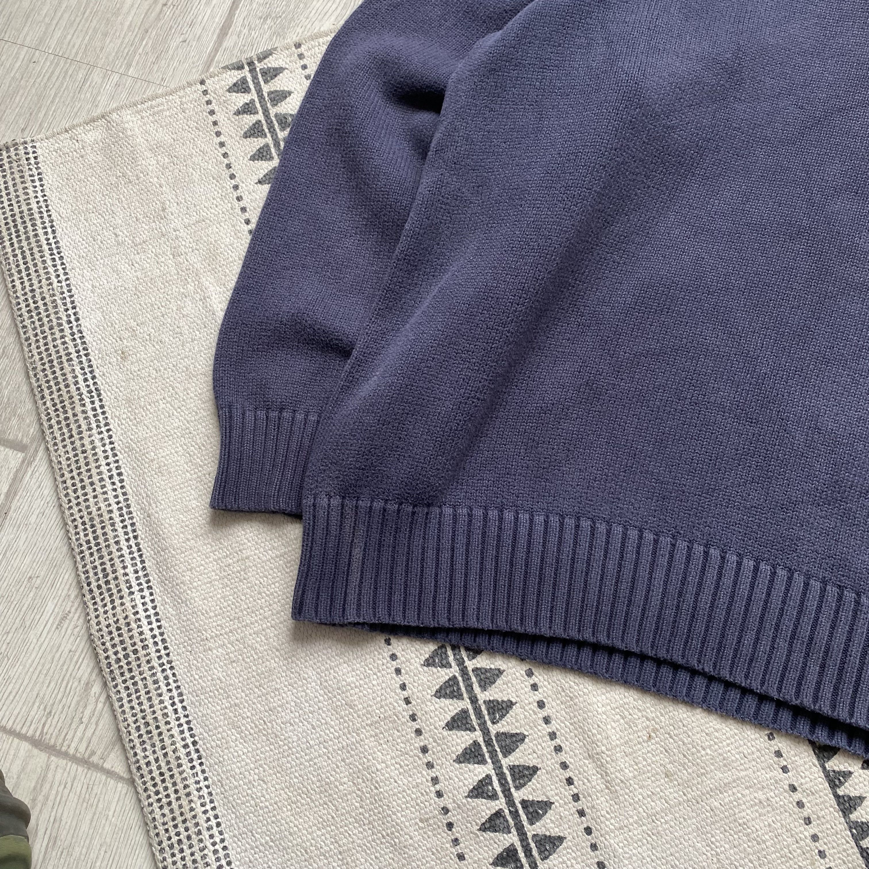 Polo Ralph Lauren Vintage 90s Faded POLO Ralph Lauren boxy sweater knit Size US XXL / EU 58 / 5 - 5 Thumbnail