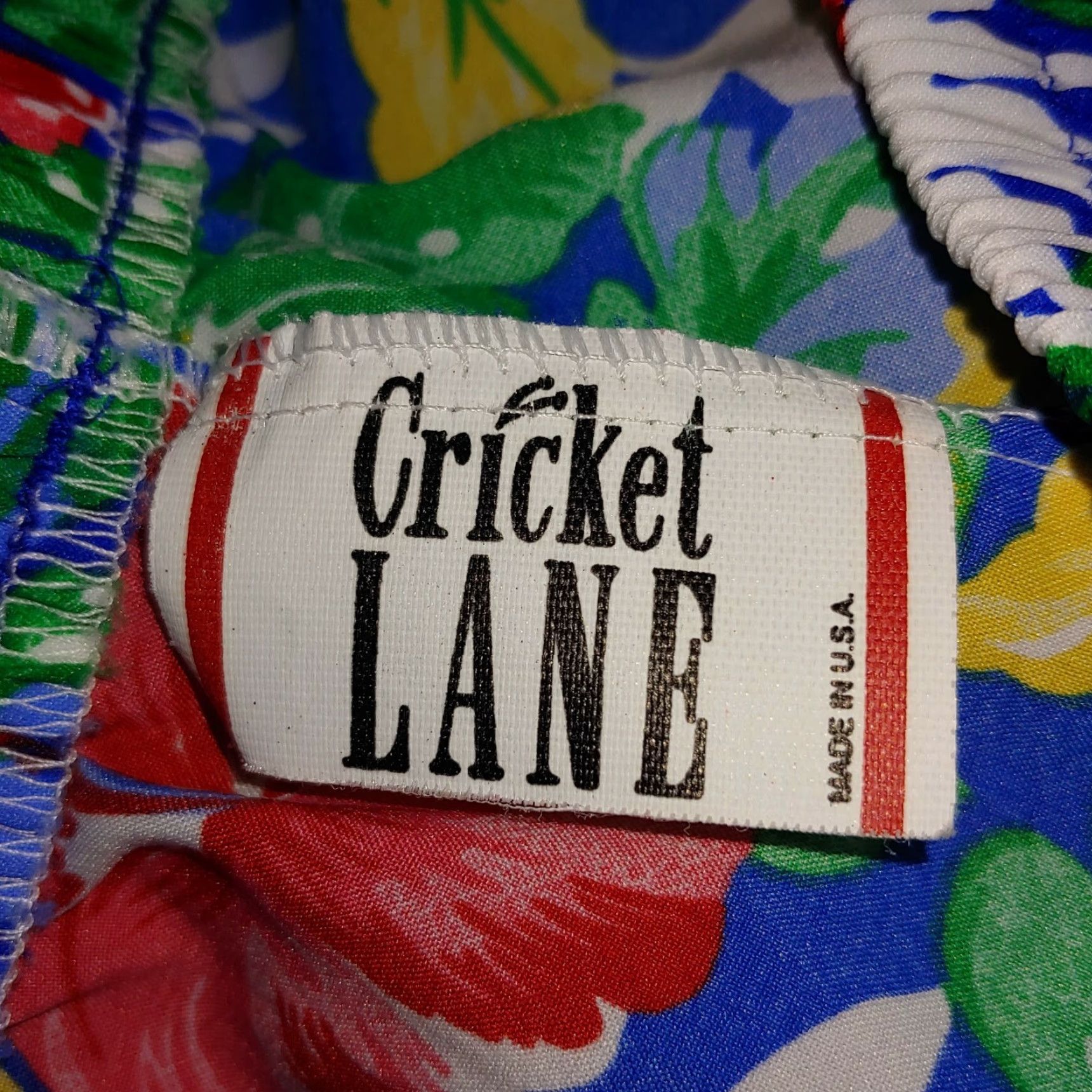 Vintage VINTAGE Lane Cricket Lane Shorts Women 14 Blue Floral Hibiscus Elastic Tropical Retro Casual Beach Fun Womens Size 36" / US 14 / IT 50 - 3 Thumbnail