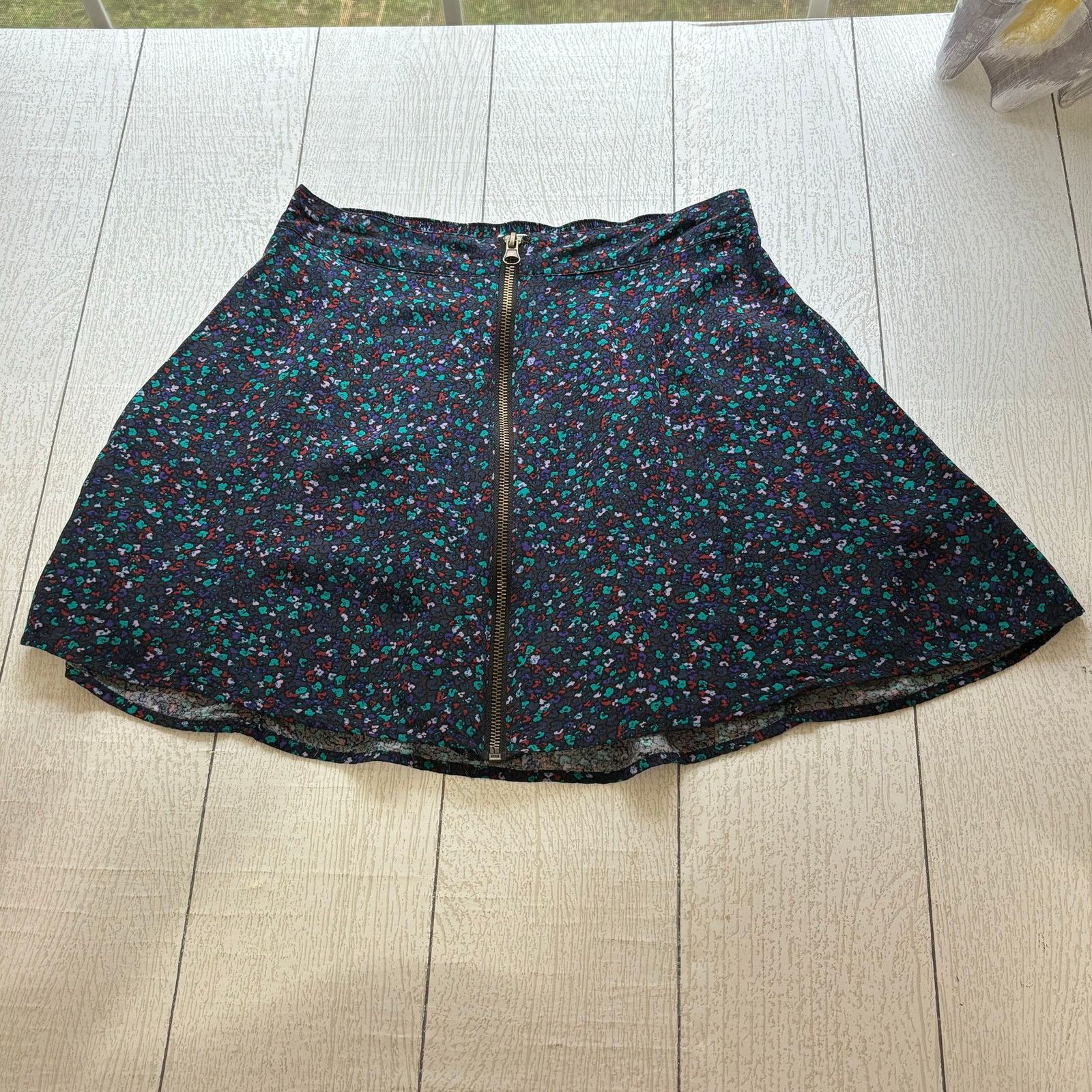 Kirra Kirra Purple Floral Skirt Size Small Size 24" / US 00 / IT 34 - 1 Thumbnail