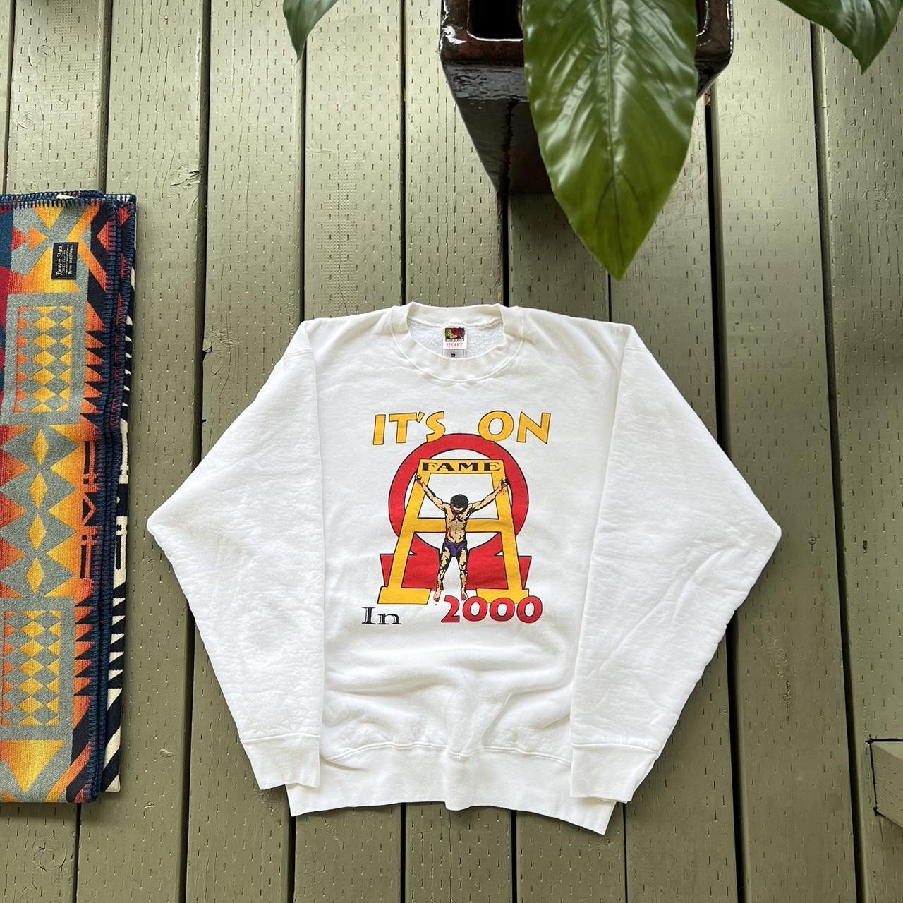 Fruit Of The Loom × Vintage Vintage Jesus Christ Sweatshirt Size US XL / EU 56 / 4 - 5 Thumbnail
