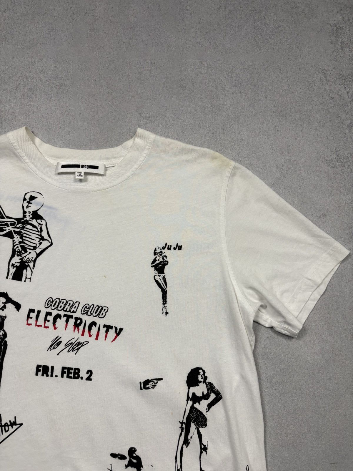 Alexander McQueen McQ Alexander McQueen Cobra Club Electricity Graphic T Shirt Size US S / EU 44-46 / 1 - 2 Thumbnail