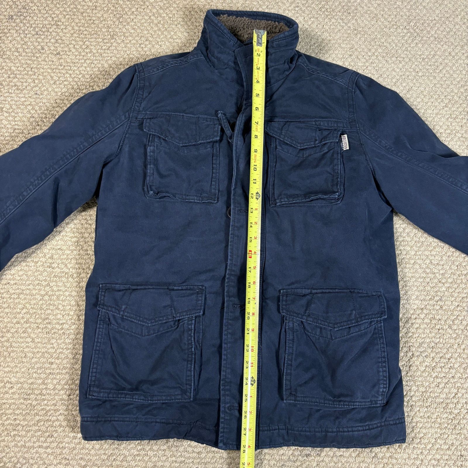 Hollister y2k 2000s Hollister sherpa lined heavy coat jacket workwear Size US S / EU 44-46 / 1 - 6 Thumbnail